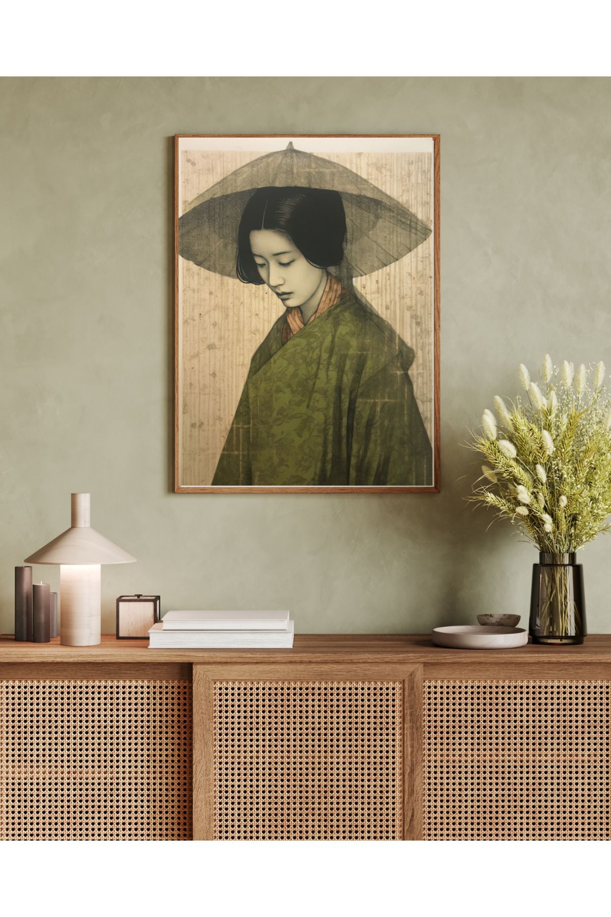 woodhomeworks tek parça salon ofis dekor tablo