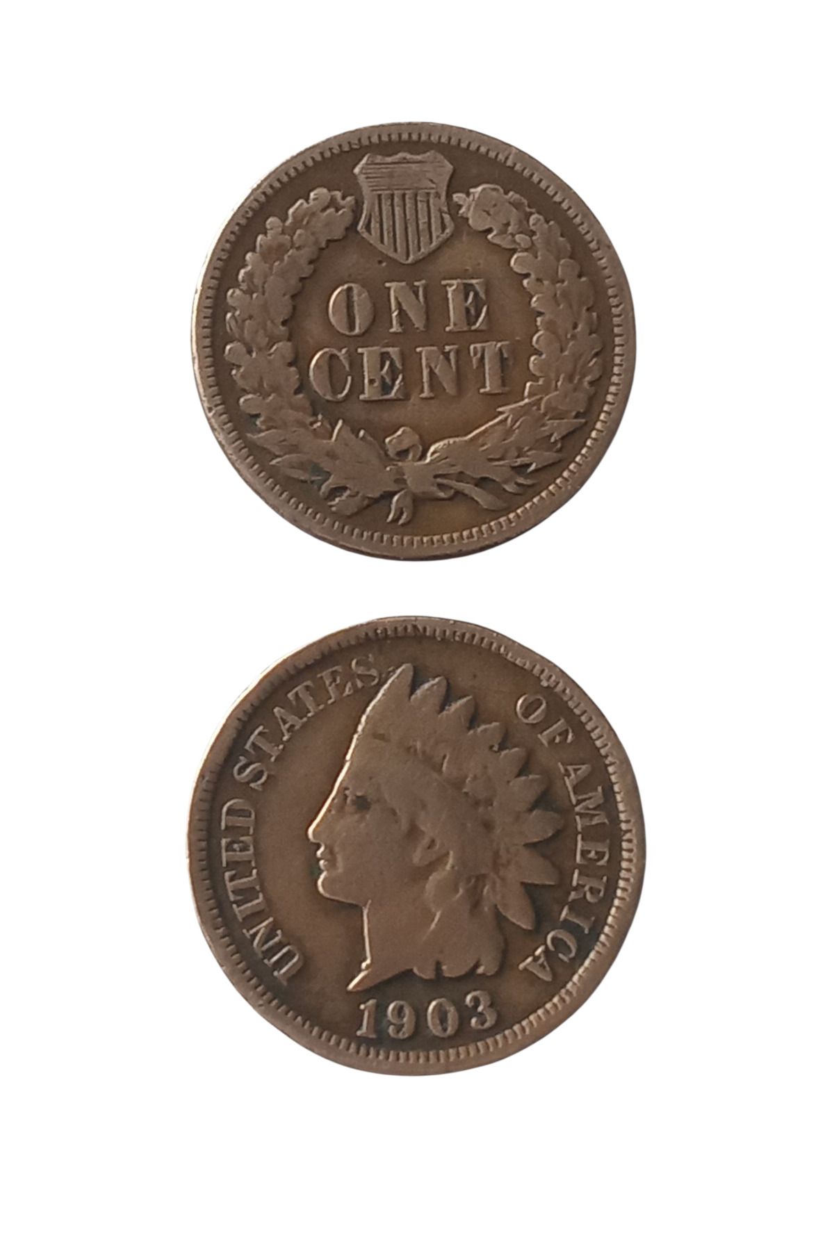 Yediotuz 1903 A.B.D 1 Cent Koleksiyon Yabancı Madeni Para Eski Para Antika Para Darpane Para Hobi