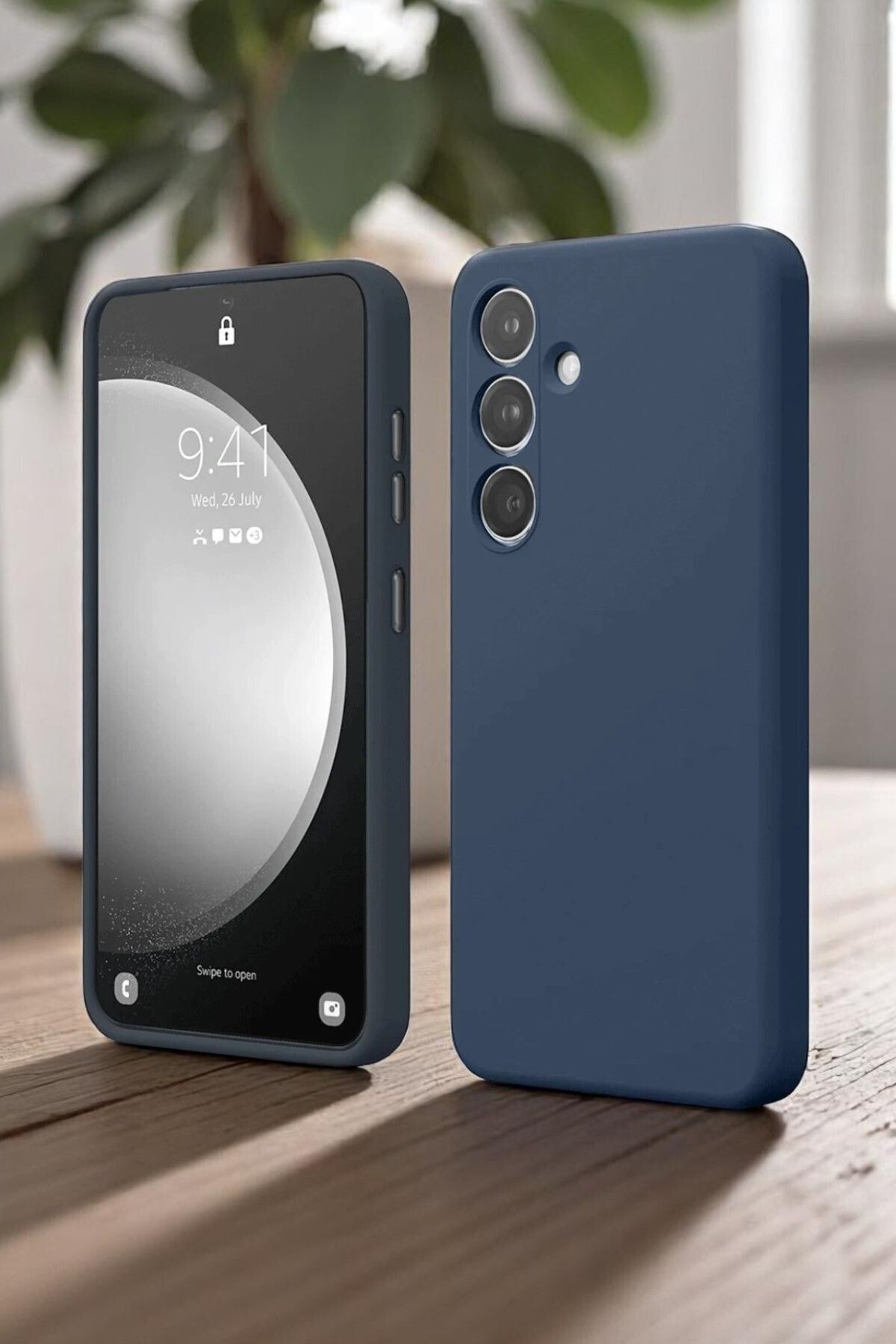 AKSEFİZZ Samsung Galaxy A16 Uyumlu Kılıf Ince Sade Soft Tasarımlı Korumalı Kapak