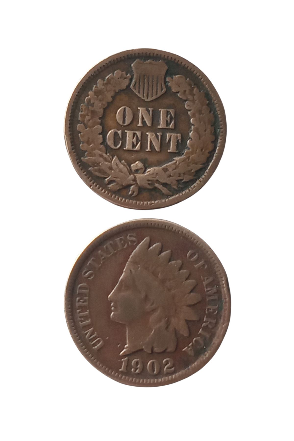 Yediotuz 1902 A.B.D 1 Cent Koleksiyon Yabancı Madeni Para Eski Para Antika Para Darpane Para Hobi