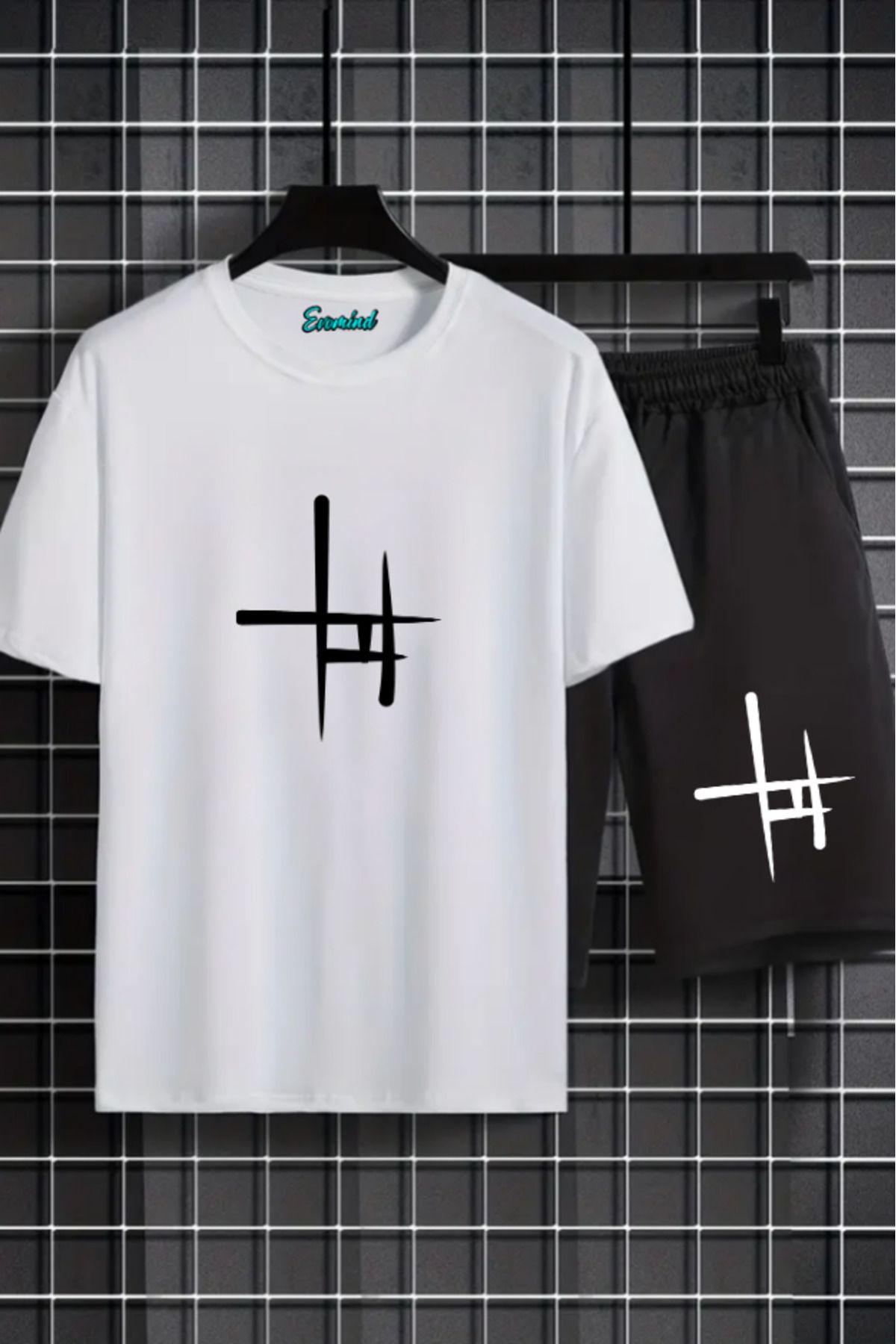 artı4 Artı Baskılı Unisex Şort T-shirt Takım