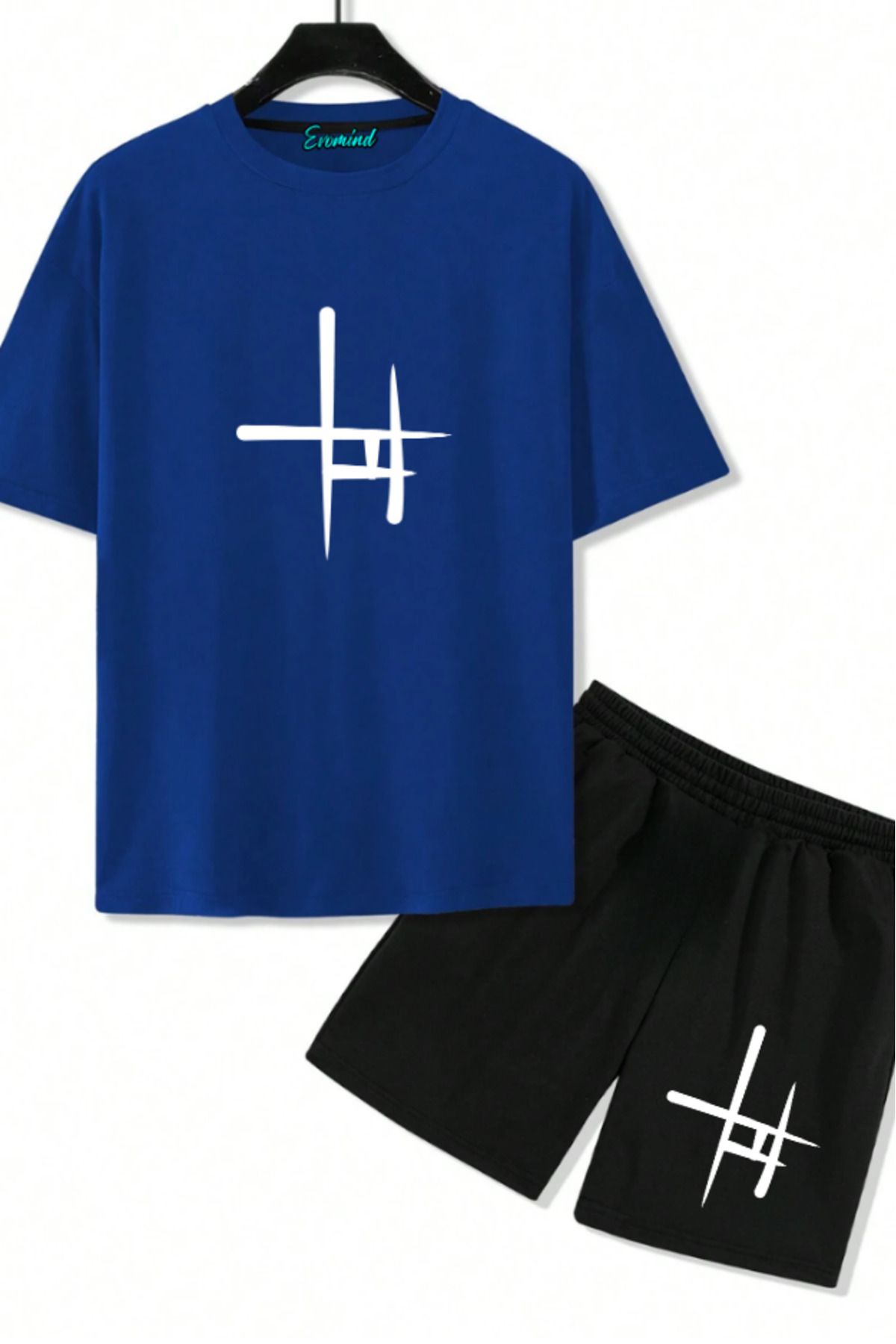 artı4 Artı Baskılı Unisex Şort T-shirt Takım