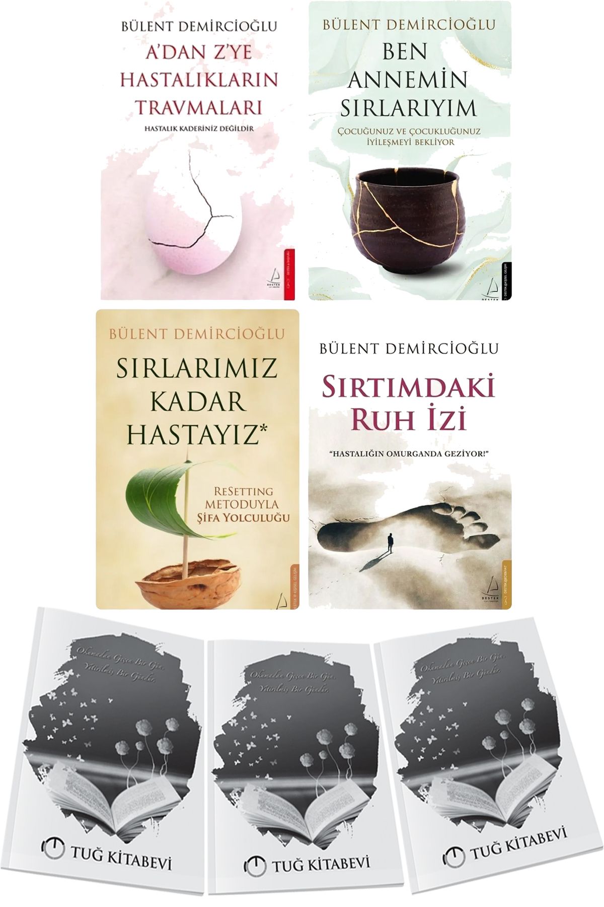 Destek Yayınları A’dan Z’ye Hastalıkların Travmaları-Ben Annemin Sırlarıyım-Sırlarımız Kadar-Sırtımdaki Ruh İzi