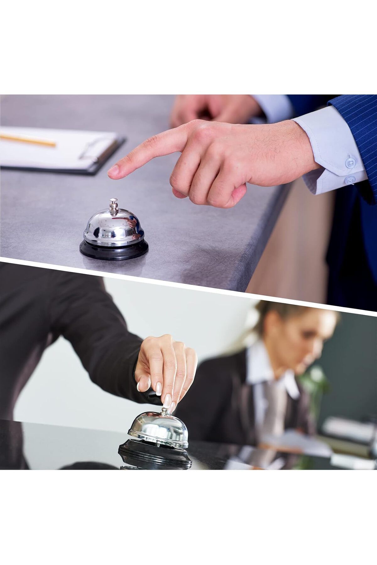 Transformacion-Reception Bell - Bell for Reception and Restaurant - Reception Call Bell Set of 3 721816 5