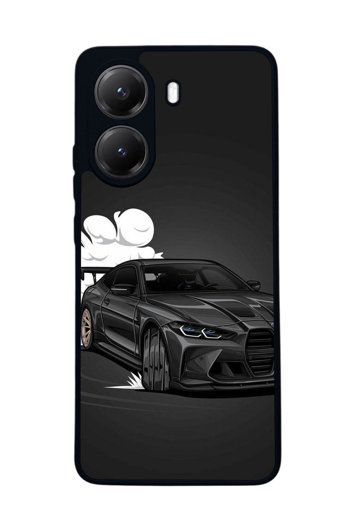 BGAKSESUAR Xiaomi Poco X7 Pro Uyumlu Mat Siyah Kılıf – Yumuşak Silikon, Koruyucu, Şok Emici Kapak