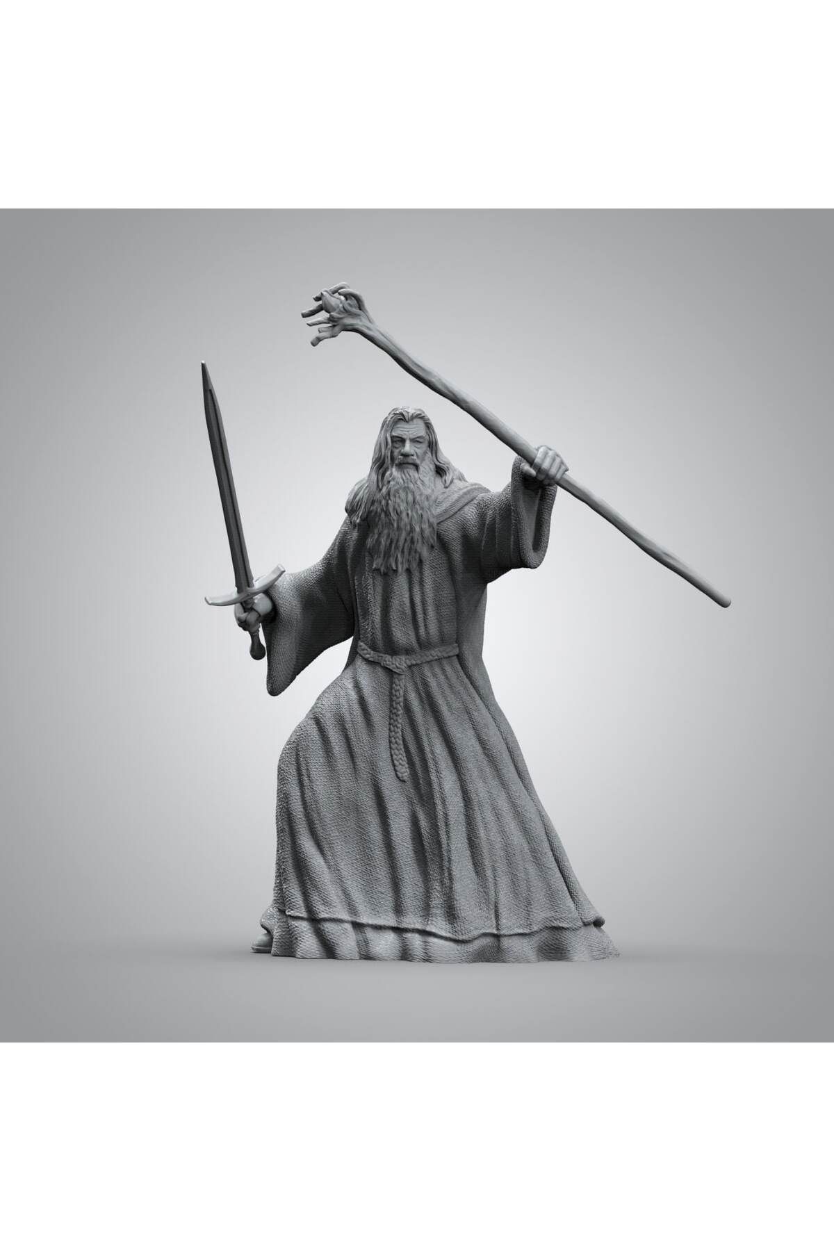 Cochines Gandalf Figür 15 cm – Dayanıklı ve Sağlıklı PETG malzemeden üretilmiş 3D Koleksiyon Heykeli