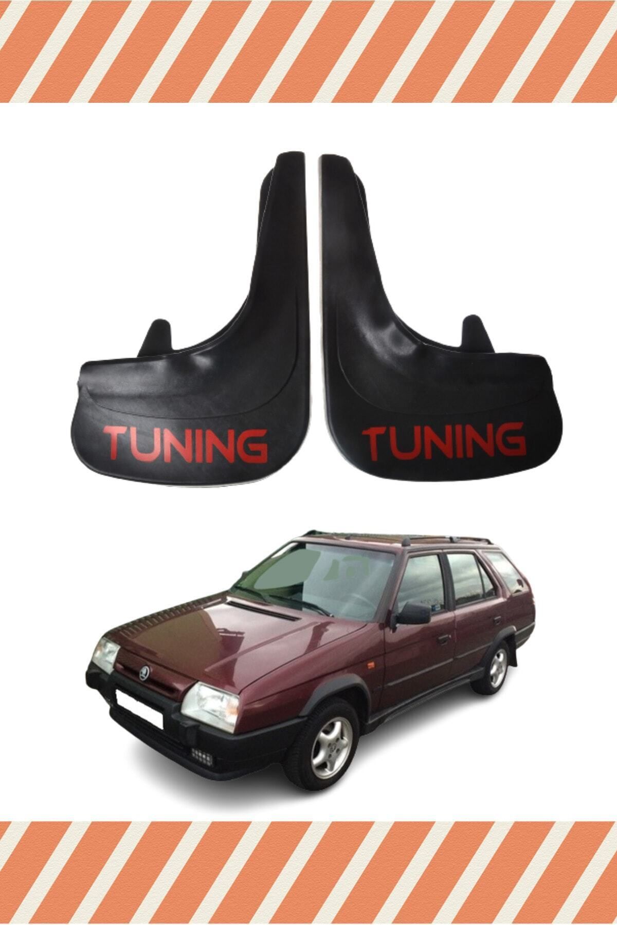 Alpax Skoda Forman Tuning yazılı 2’li tozluk çamurluk paçalık şık ve dayanıklı
