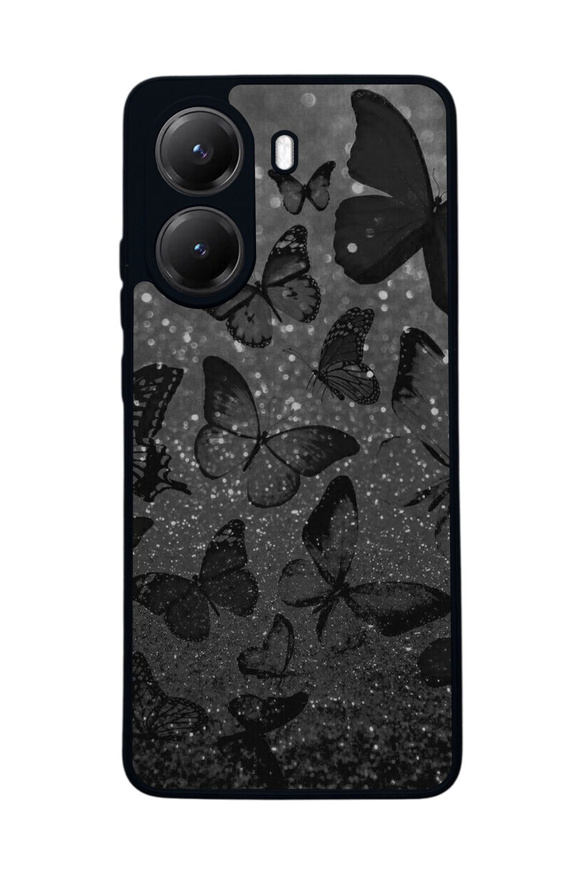 BGAKSESUAR Xiaomi Poco X7 Pro Uyumlu Mat Siyah Kılıf – Yumuşak Silikon, Koruyucu, Şok Emici Kapak