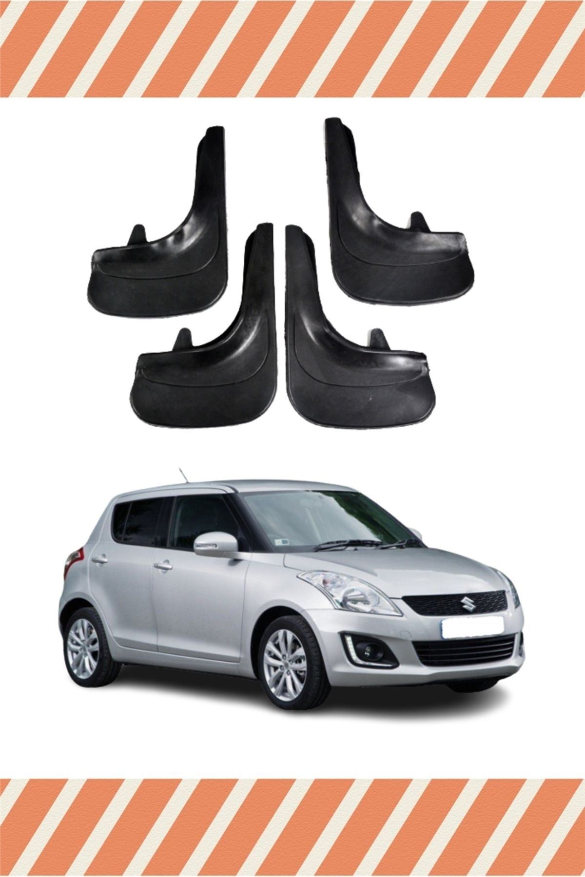 Alpax Suzuki Swift 4’lü tozluk çamurluk paçalık şık ve dayanıklı koruma
