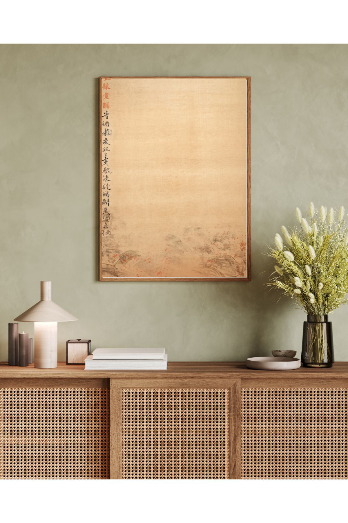 woodhomeworks tek parça salon ofis dekor tablo