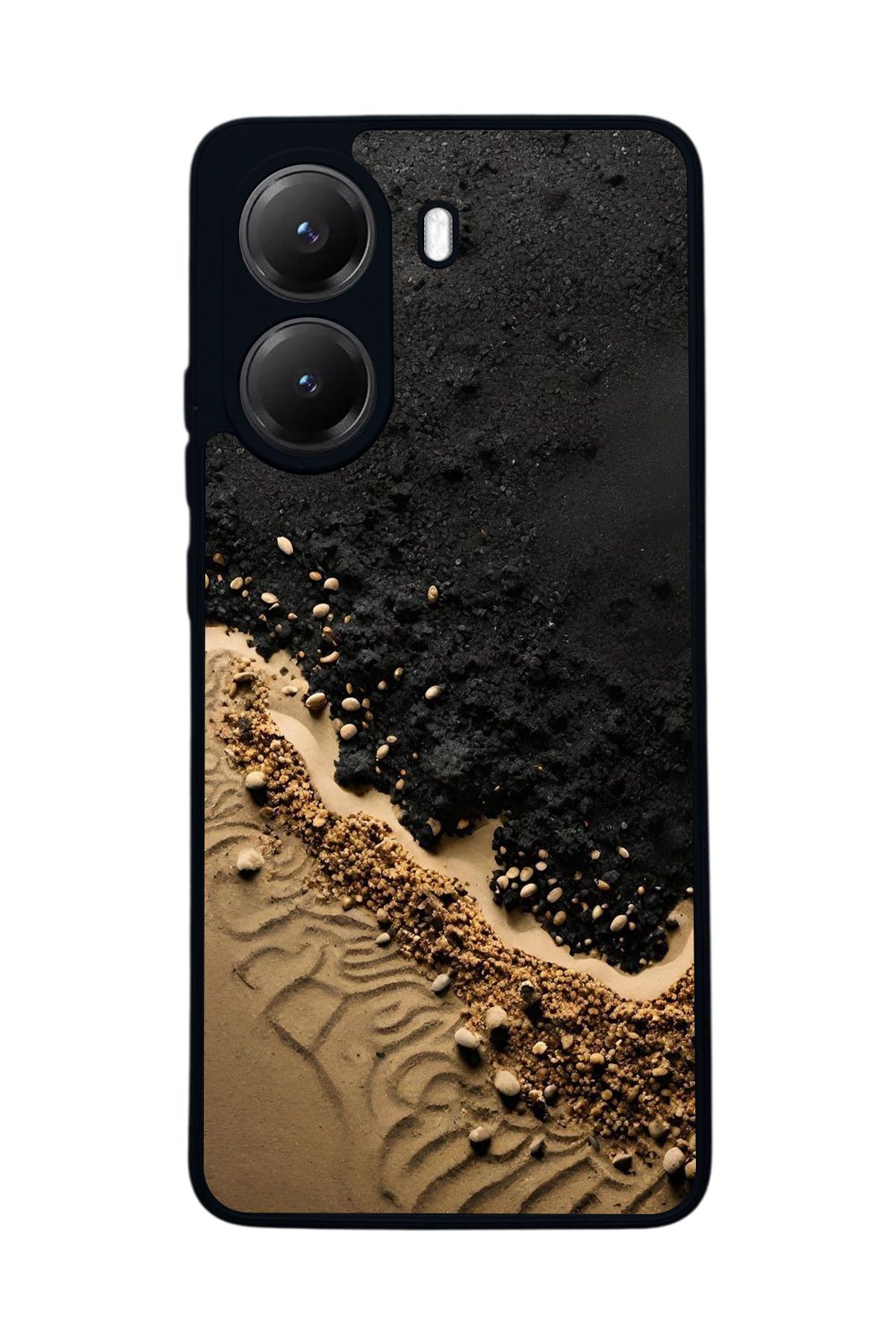 BGAKSESUAR Xiaomi Poco X7 Pro Uyumlu Mat Siyah Kılıf – Yumuşak Silikon, Koruyucu, Şok Emici Kapak