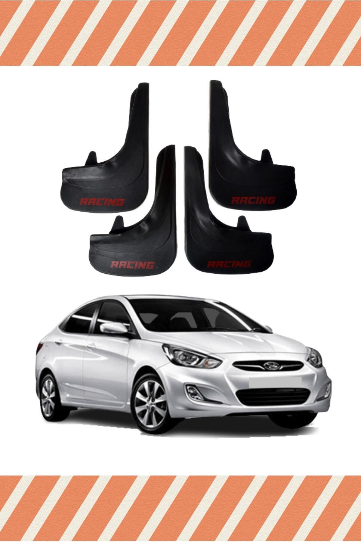 Alpax Hyundai Accent Blue Racing yazılı 4’lü tozluk çamurluk paçalık kaliteli ürün