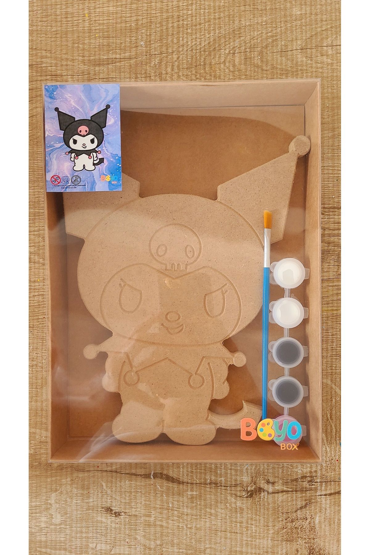 Boyobox Kuromi ahşap boyama kiti