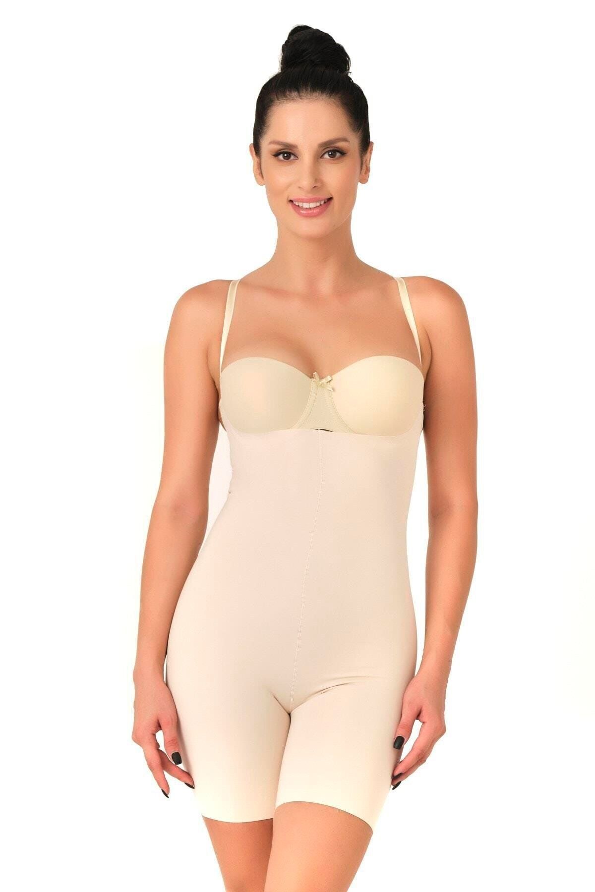 Mulvix Mulvxbrf Brf02 Ten Mı 2758 Lazer Kesim Göğsü Açık Boxer Korse (Mulvix)