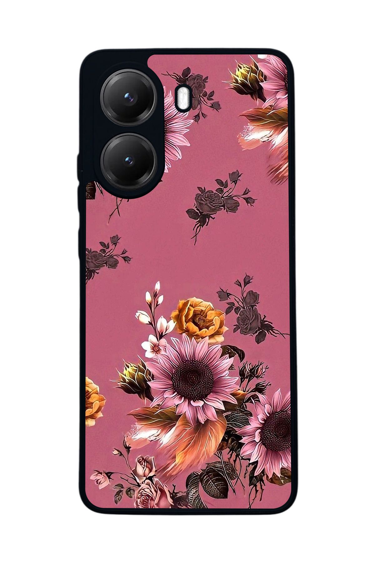 BGAKSESUAR Xiaomi Poco X7 Pro Uyumlu Mat Siyah Kılıf – Yumuşak Silikon, Koruyucu, Şok Emici Kapak