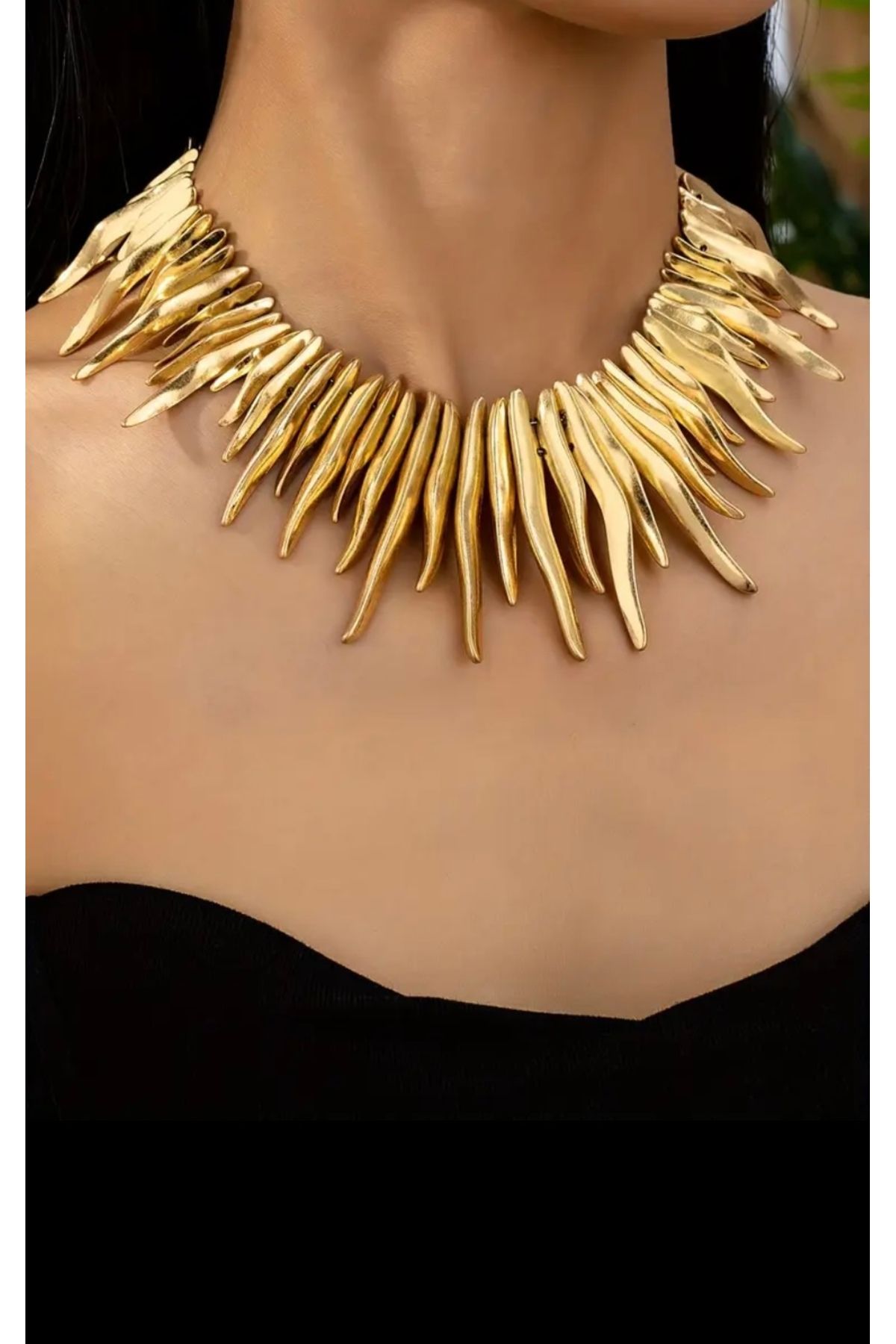 Sevilgülgünfinecrafts SIRADIŞI GOLD CHOKER KOLYE