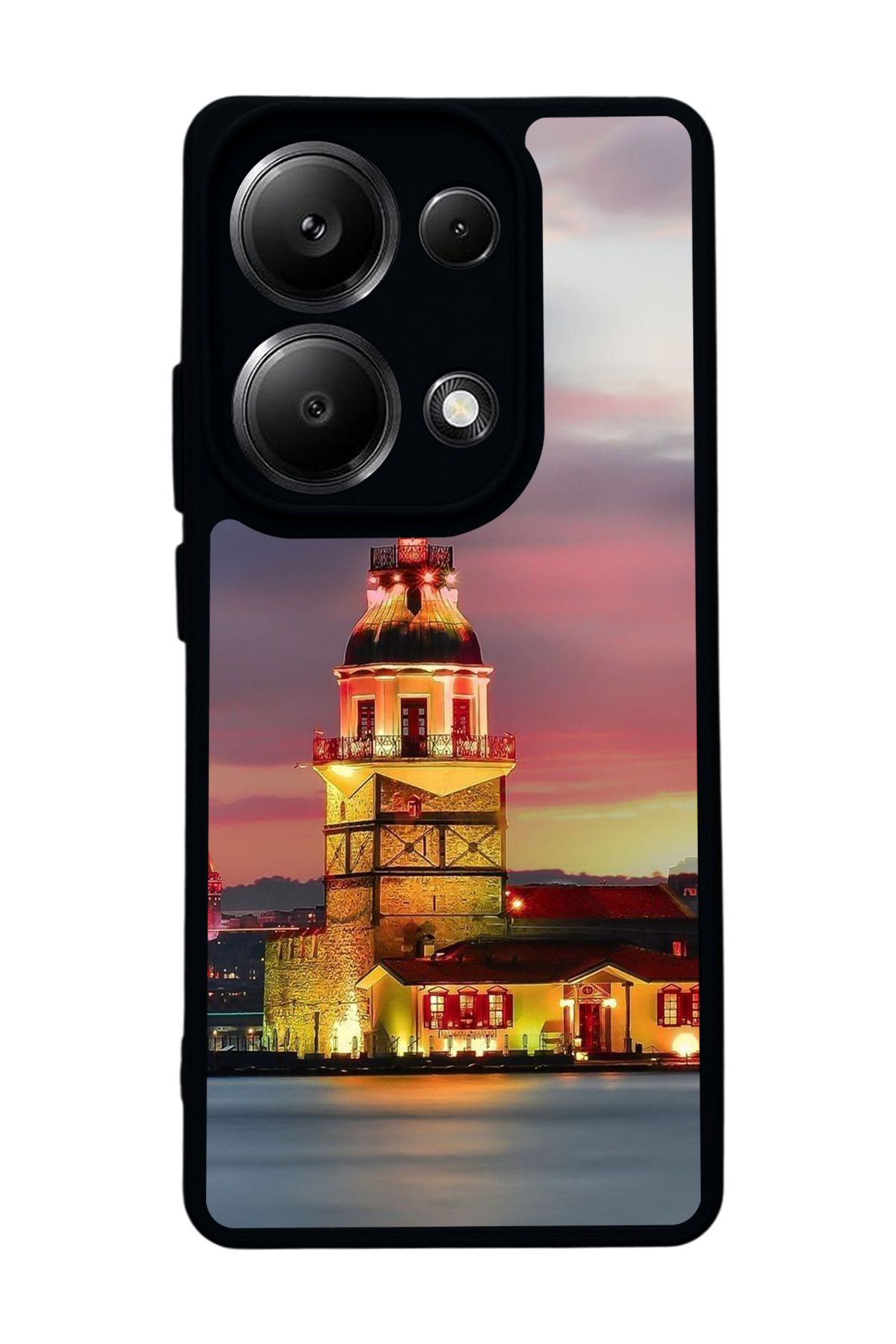 BGAKSESUAR Xiaomi Redmi Note 13 Pro 4G Uyumlu Mat Siyah Kılıf – Yumuşak Silikon, Koruyucu, Şok Emici Kapak