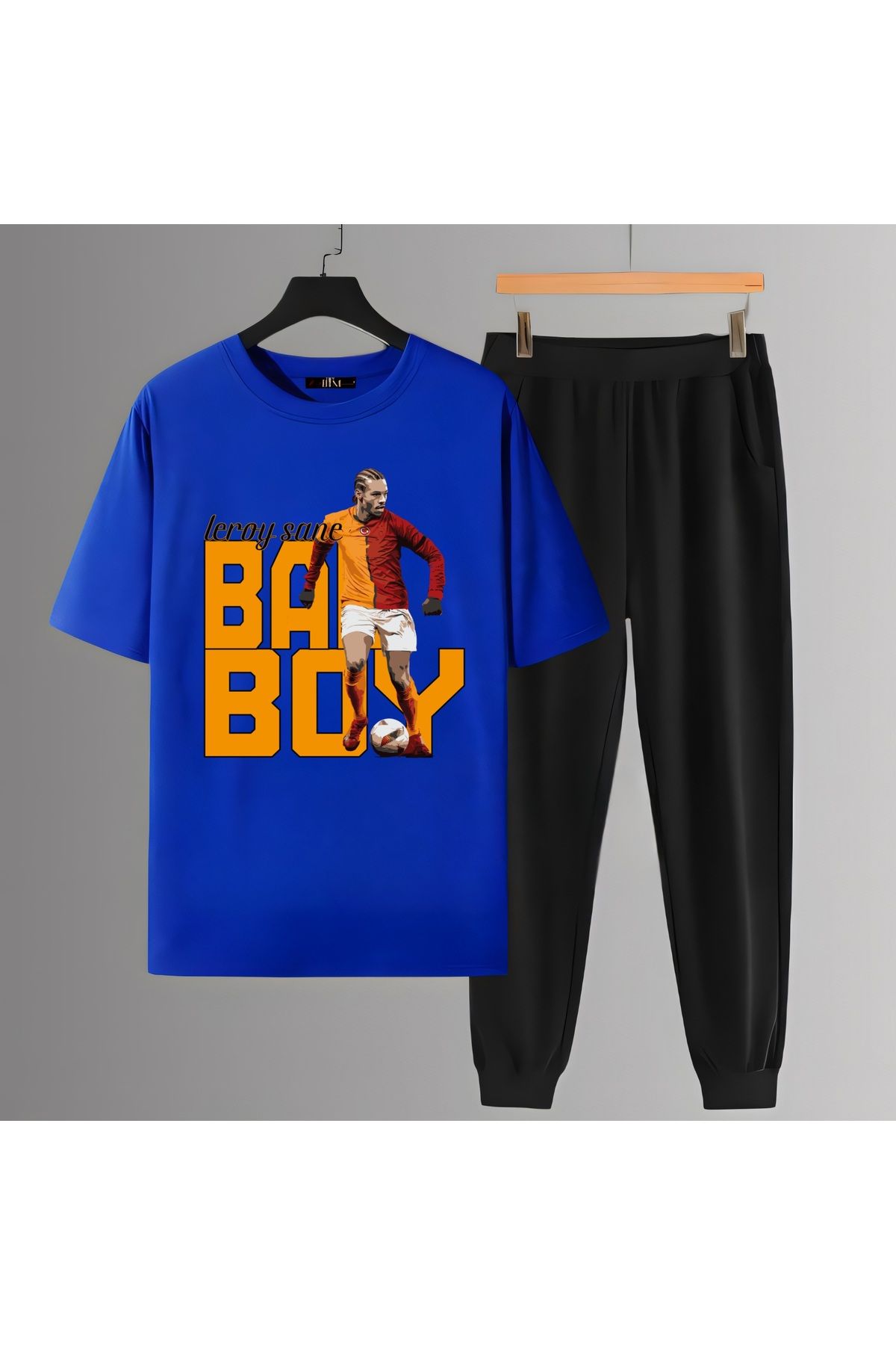 Biy Store Leroy Sane fotoğraf futbol forma baskılı unisex kısa kollu erkek tişört kadın t-shirt eşofman takımı