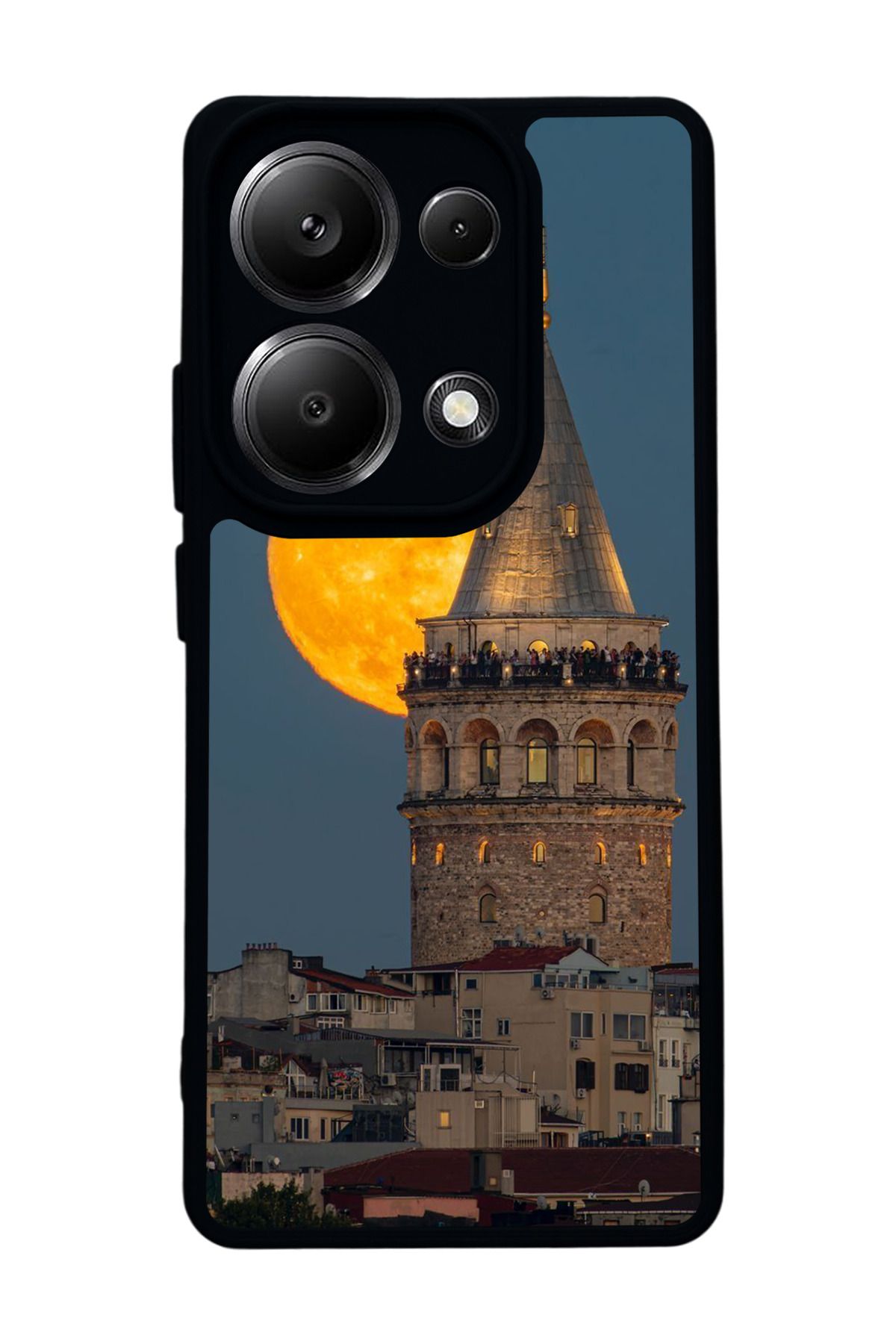 BGAKSESUAR Xiaomi Redmi Note 13 Pro 4G Uyumlu Mat Siyah Kılıf – Yumuşak Silikon, Koruyucu, Şok Emici Kapak