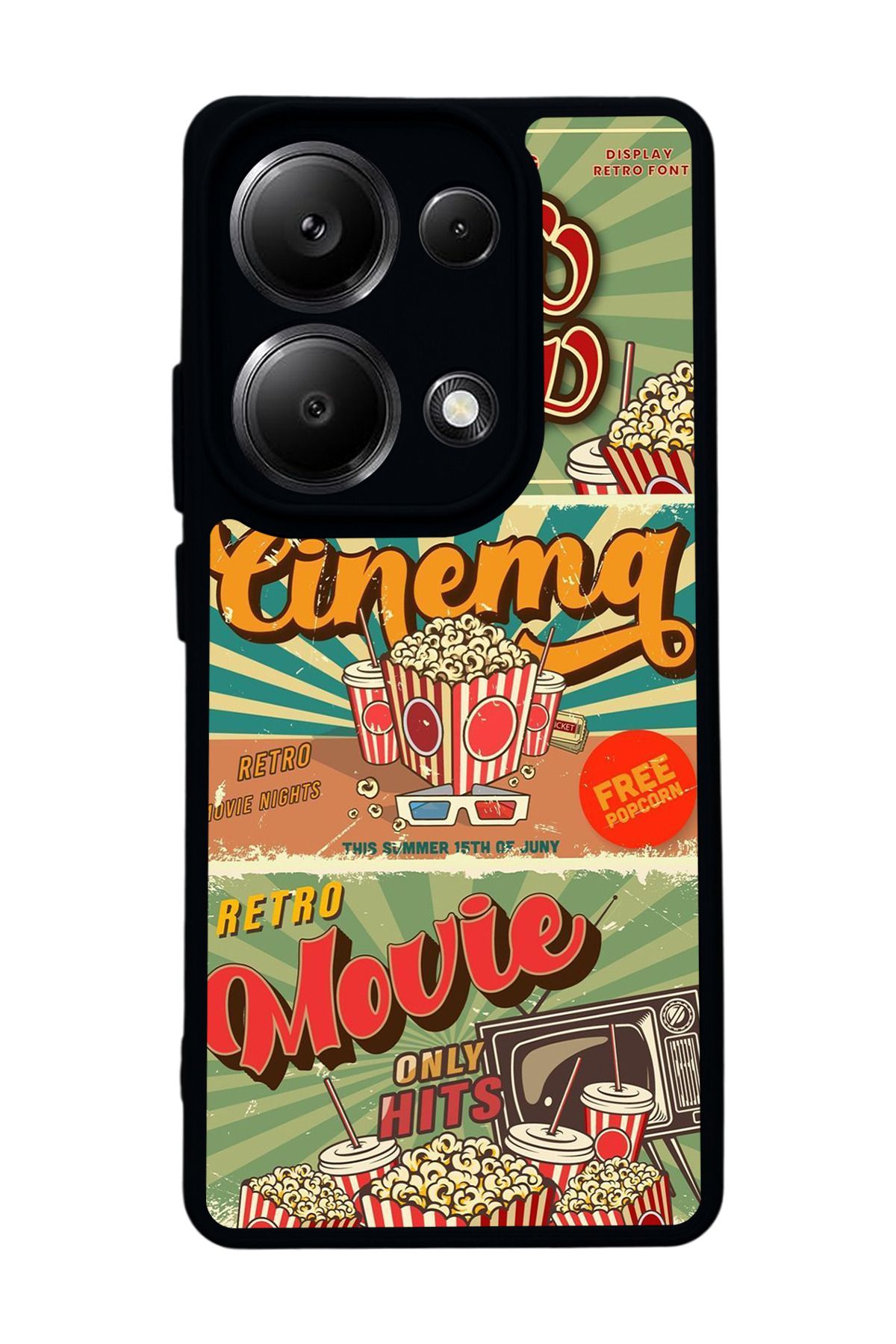 BGAKSESUAR Xiaomi Redmi Note 13 Pro 4G Uyumlu Mat Siyah Kılıf – Yumuşak Silikon, Koruyucu, Şok Emici Kapak