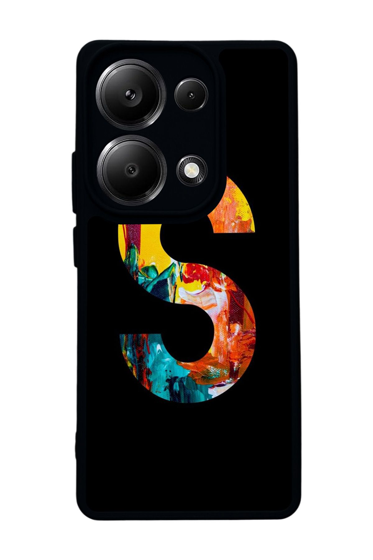 BGAKSESUAR Xiaomi Redmi Note 13 Pro 4G Uyumlu Mat Siyah Kılıf – Yumuşak Silikon, Koruyucu, Şok Emici Kapak