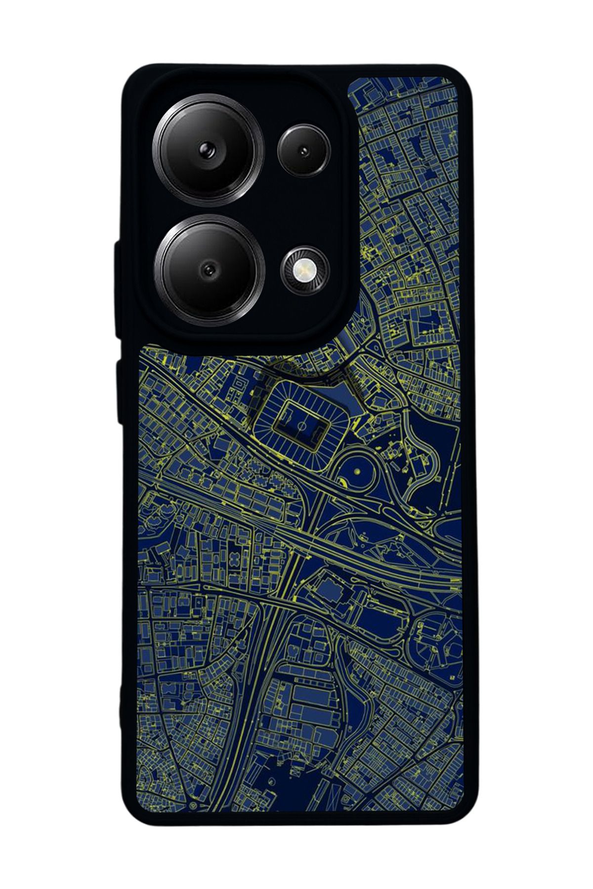 BGAKSESUAR Xiaomi Redmi Note 13 Pro 4G Uyumlu Mat Siyah Kılıf – Yumuşak Silikon, Koruyucu, Şok Emici Kapak