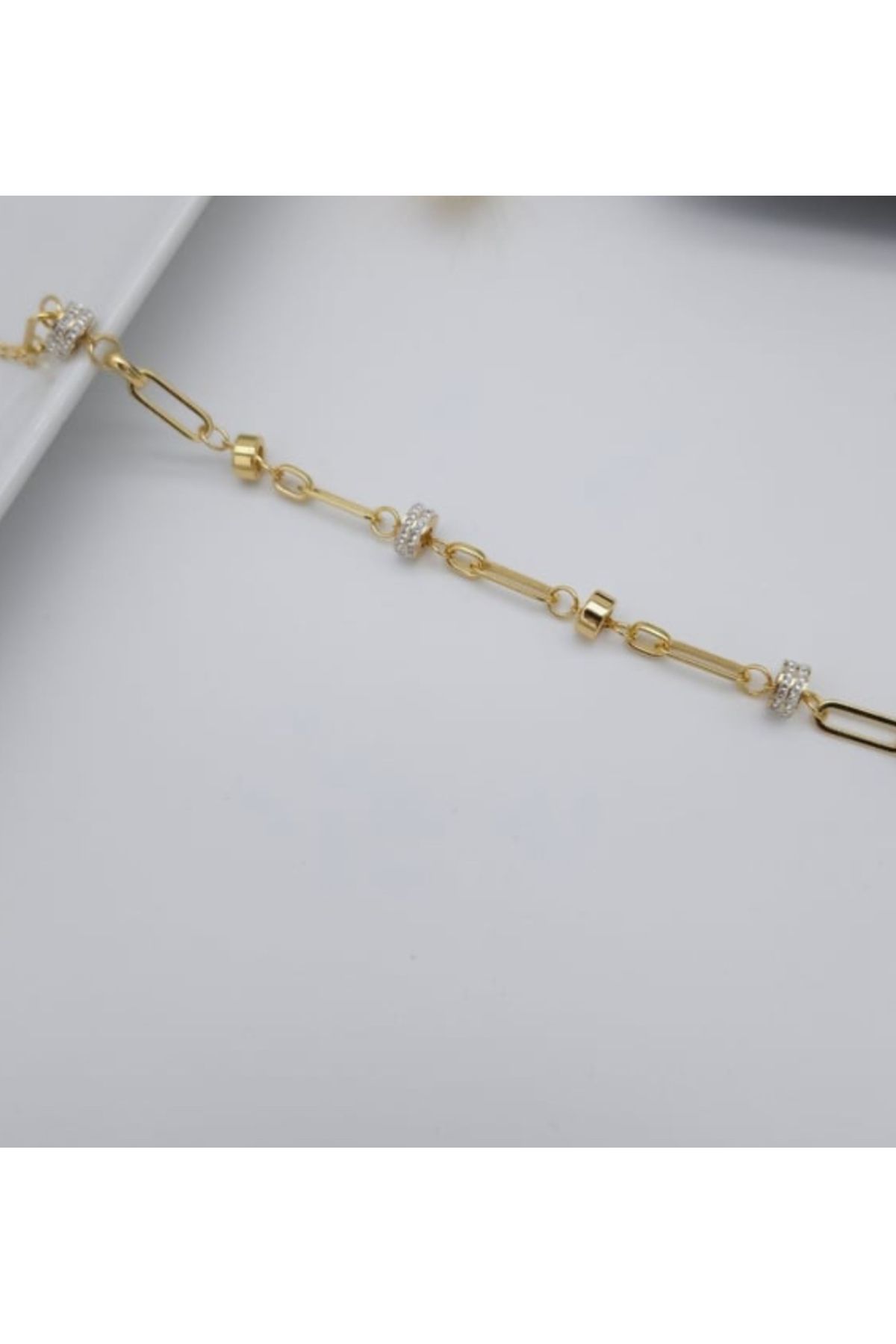HND collection Taş Detaylı Halka Bileklik Minimal ve Şık Tasarım