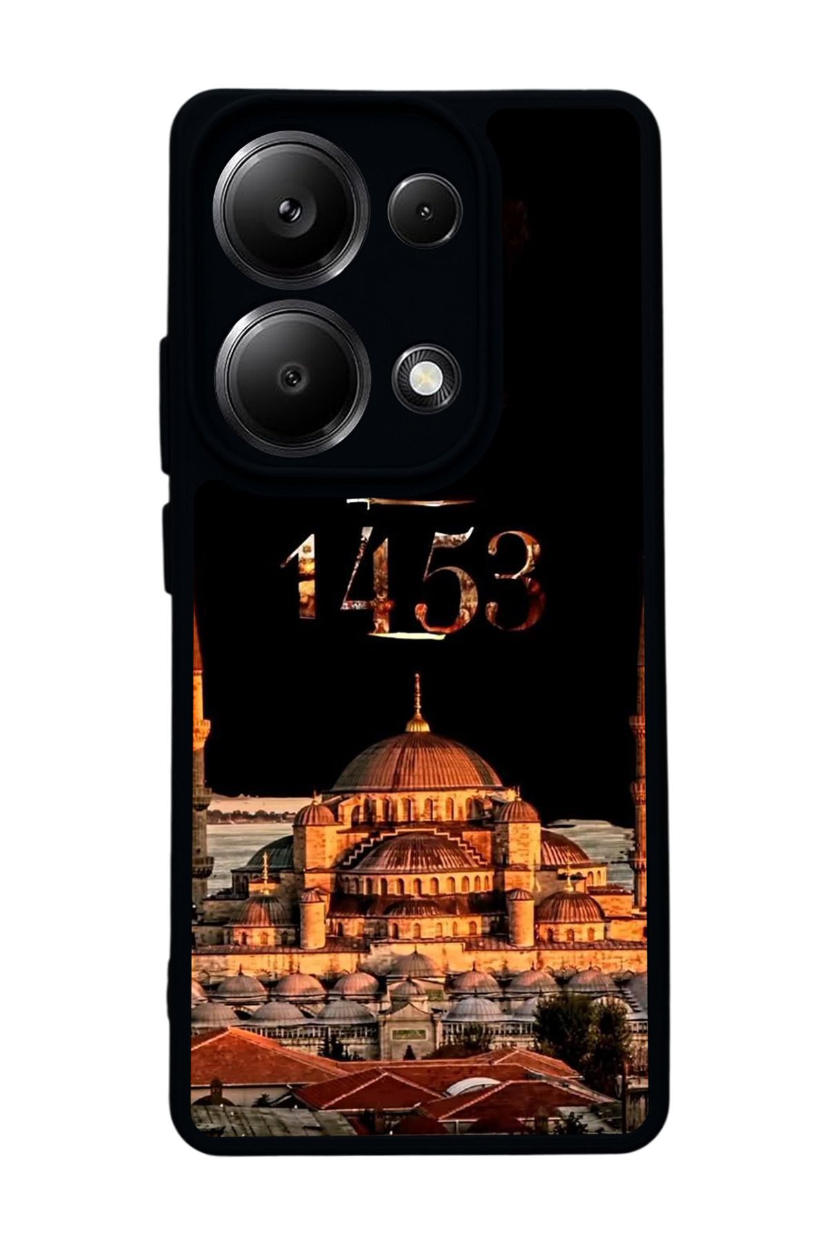 BGAKSESUAR Xiaomi Redmi Note 13 Pro 4G Uyumlu Mat Siyah Kılıf – Yumuşak Silikon, Koruyucu, Şok Emici Kapak