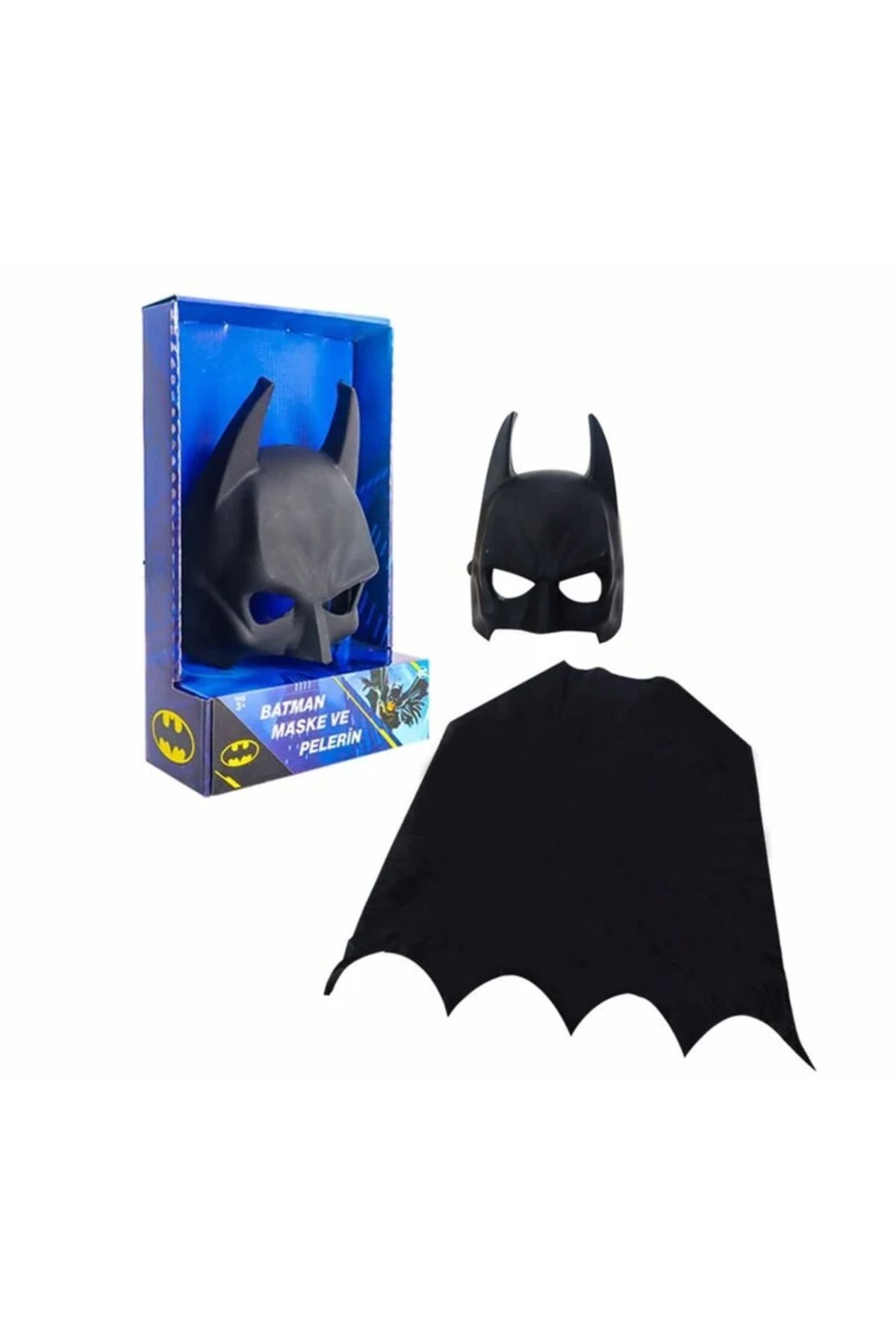 feifei Batman Maske ve Pelerin