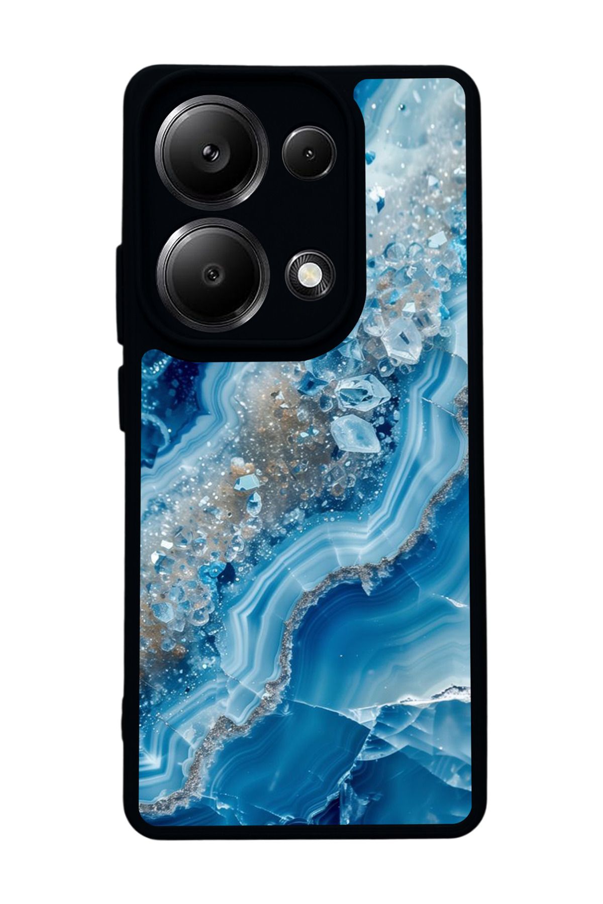 BGAKSESUAR Xiaomi Redmi Note 13 Pro 4G Uyumlu Mat Siyah Kılıf – Yumuşak Silikon, Koruyucu, Şok Emici Kapak