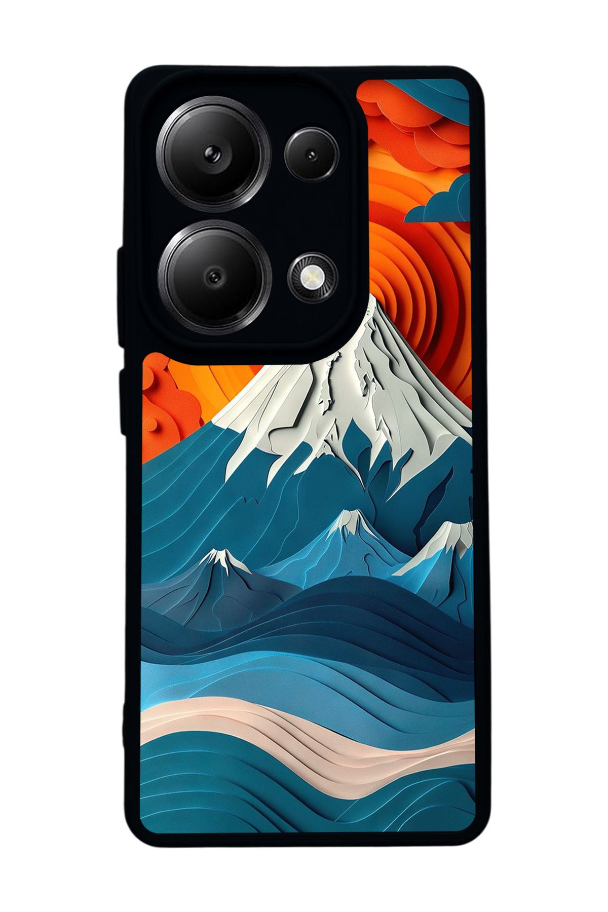 BGAKSESUAR Xiaomi Redmi Note 13 Pro 4G Uyumlu Mat Siyah Kılıf – Yumuşak Silikon, Koruyucu, Şok Emici Kapak