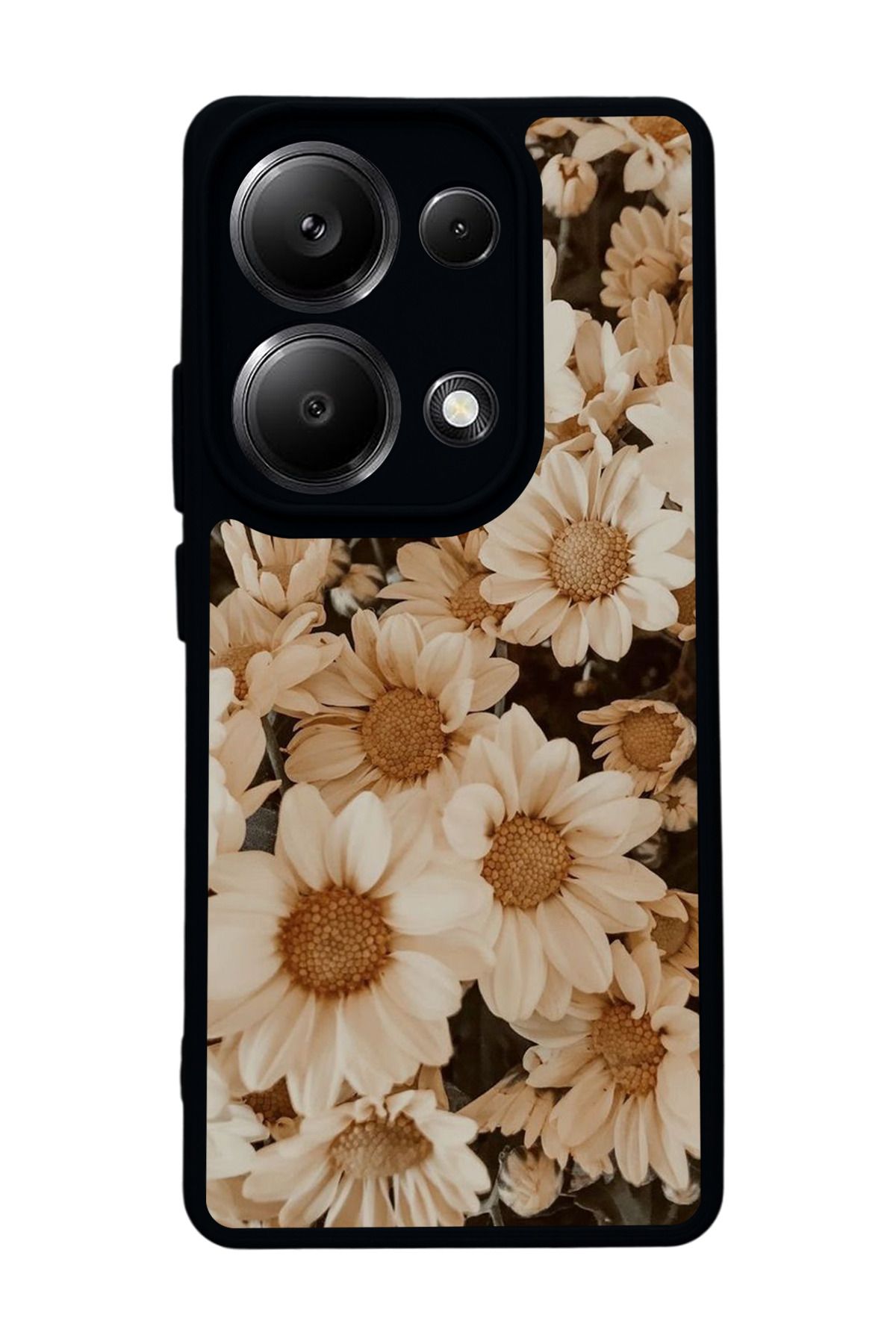 BGAKSESUAR Xiaomi Redmi Note 13 Pro 4G Uyumlu Mat Siyah Kılıf – Yumuşak Silikon, Koruyucu, Şok Emici Kapak