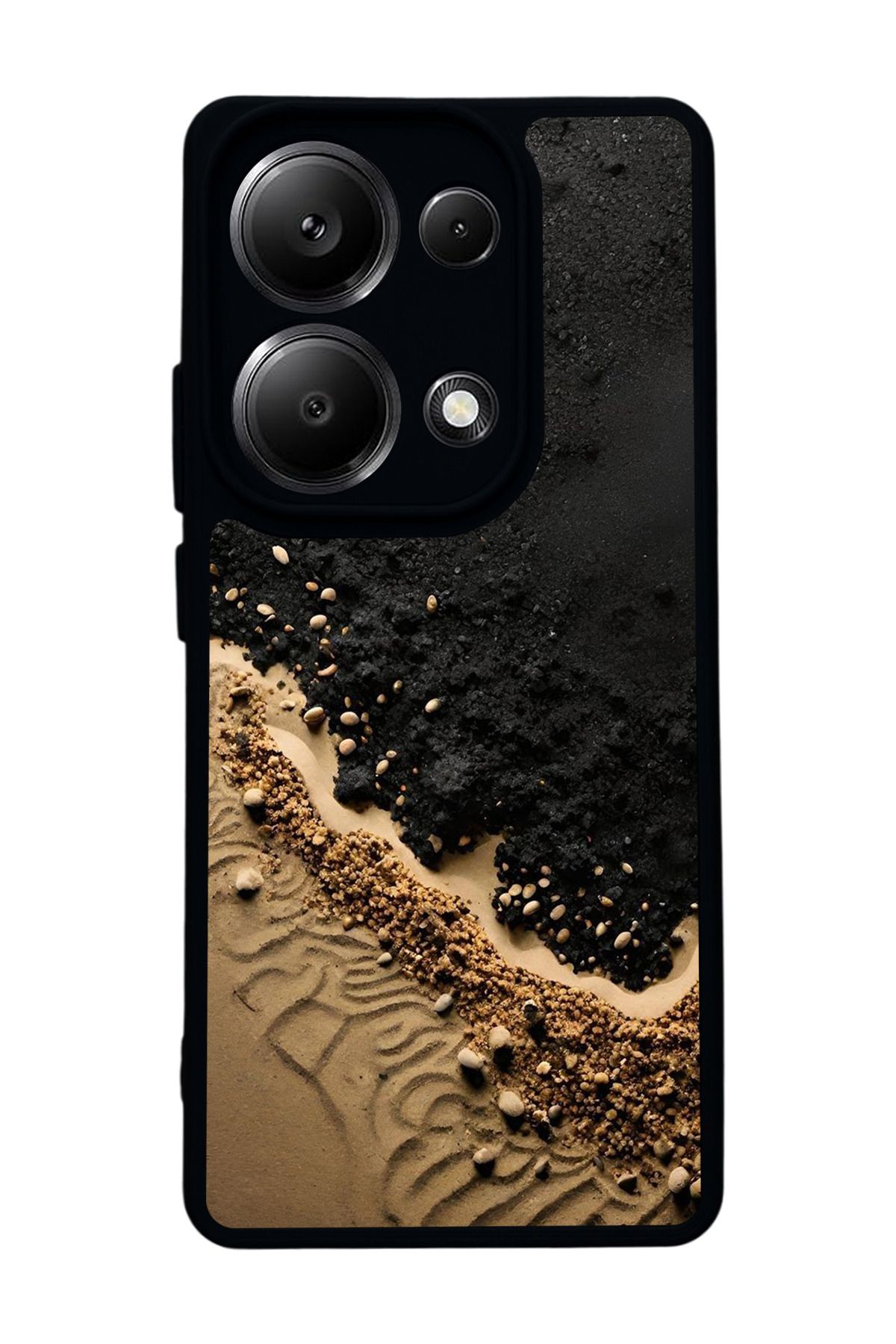BGAKSESUAR Xiaomi Redmi Note 13 Pro 4G Uyumlu Mat Siyah Kılıf – Yumuşak Silikon, Koruyucu, Şok Emici Kapak