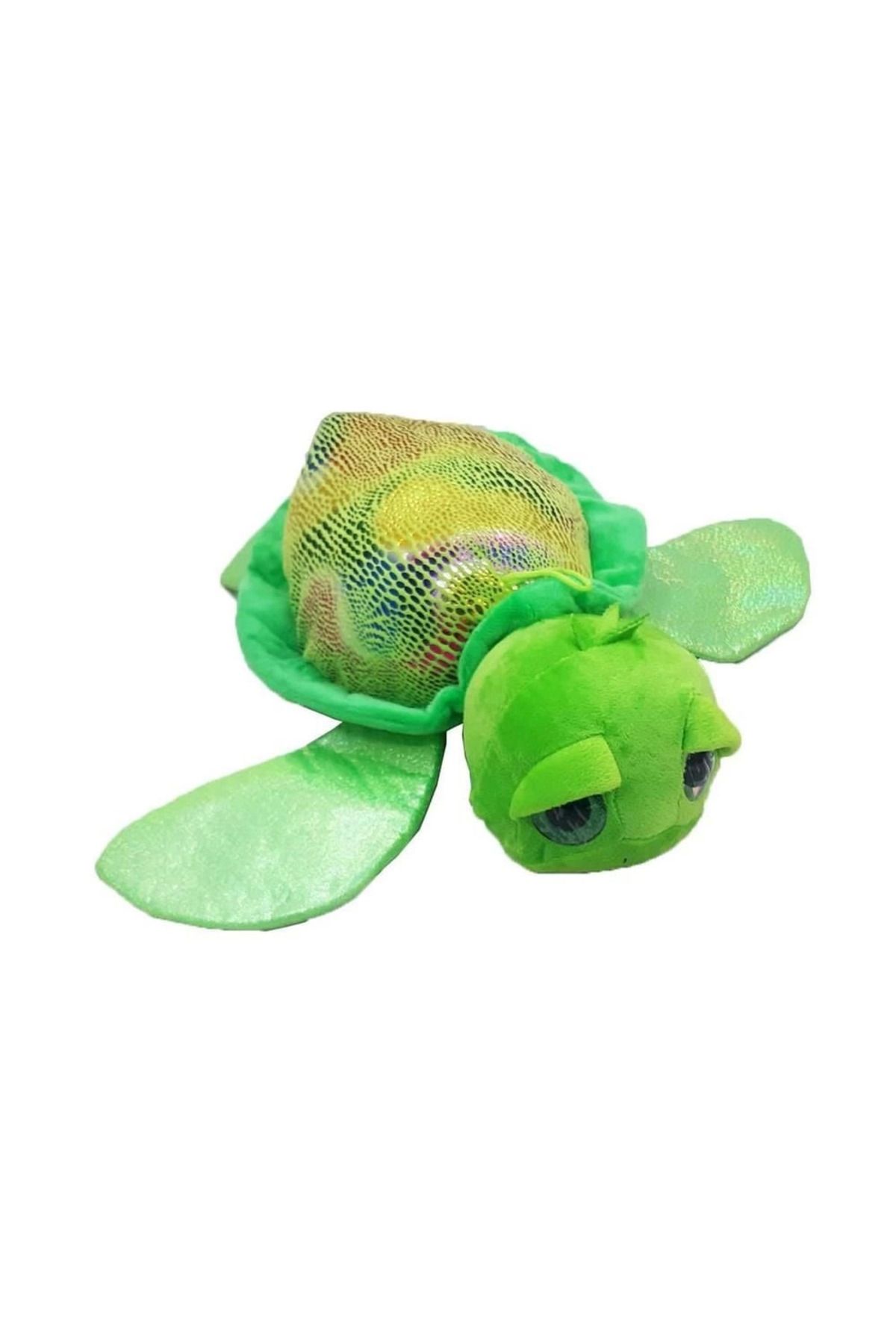 yusuftex 62551 35 cm İri Gözlü Karetta Kaplumbağa Peluş -1 adet fiyatıdır