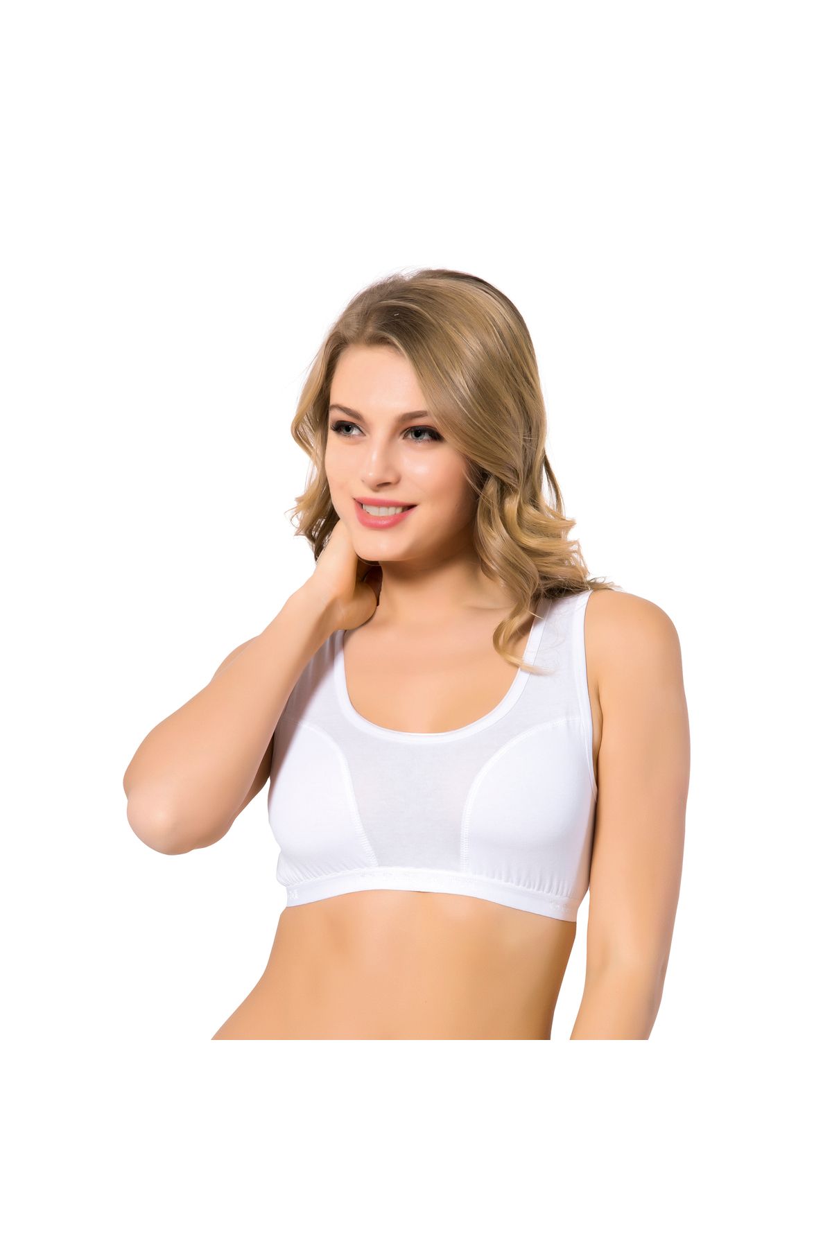 LÜXDRM 2"lli kadın body sütyen pamuklu terletmeyen