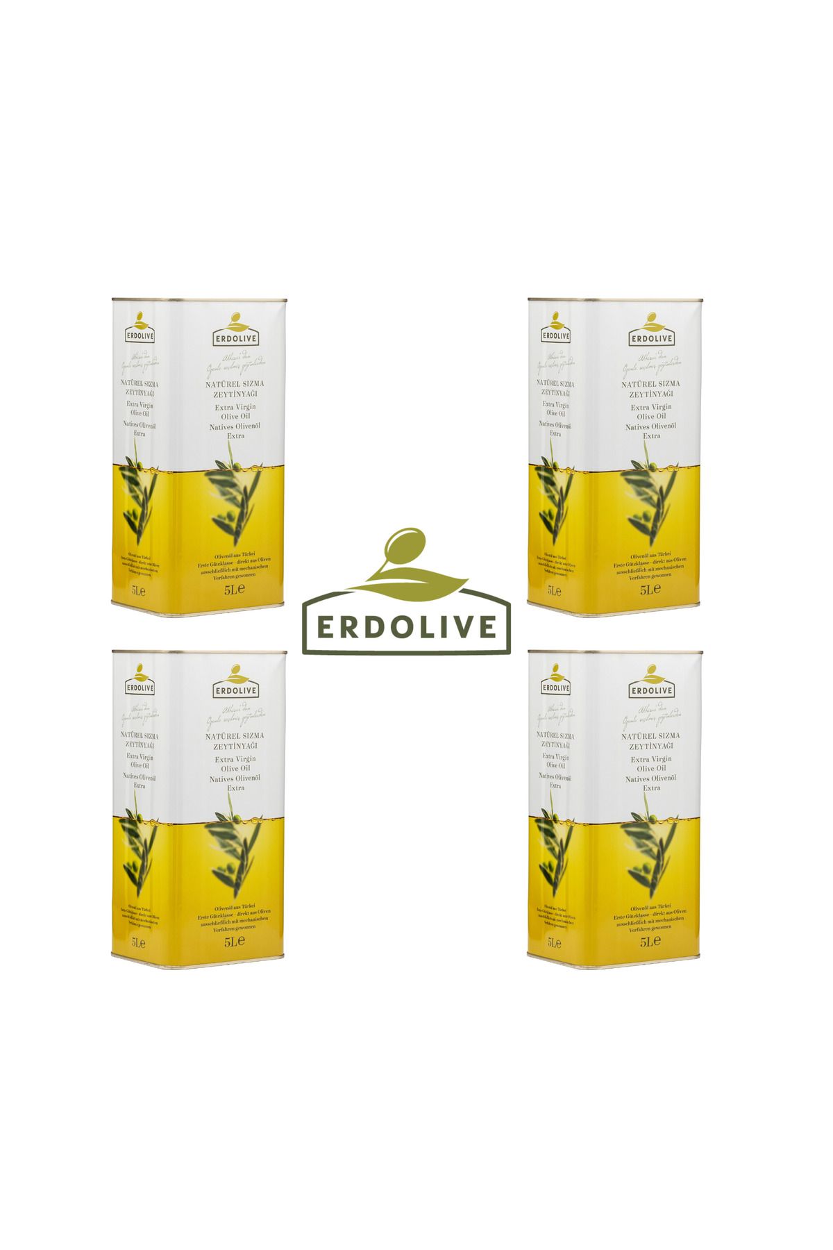 Erdolive 20 Litre(5×4) Naturel Sızma Zeytinyağı /Yeni Sezon (2024-25)