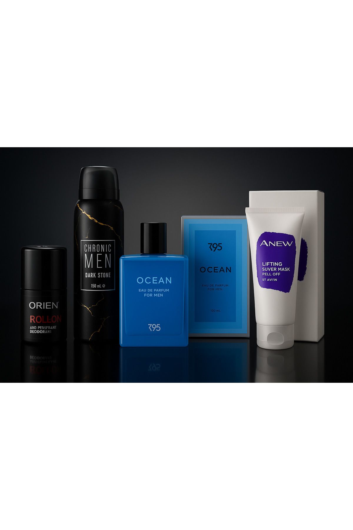 Rebul Ocean R-95 EDP 4lü Erkek Parfüm Seti