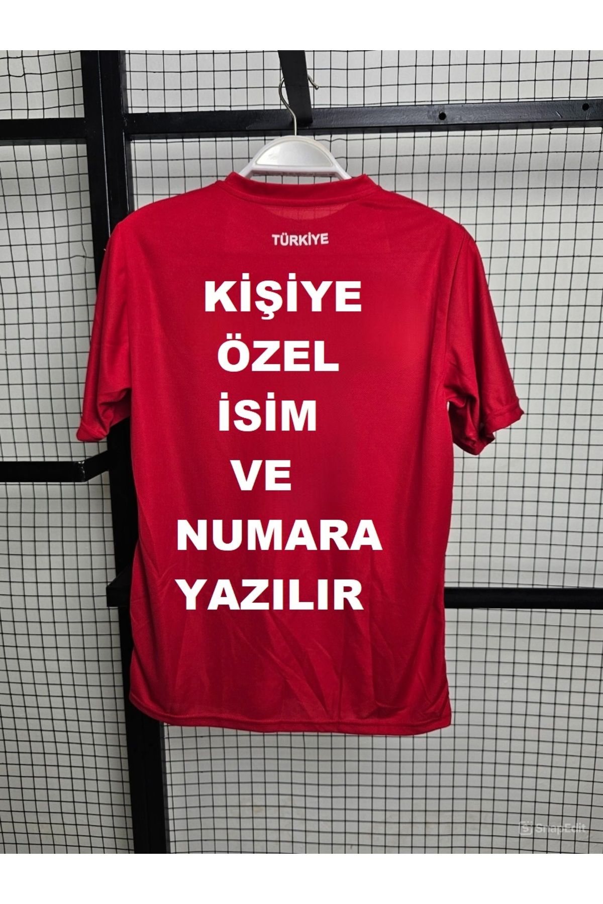 Lion Spor Türkiye Milli Takımı Kişiye Özel İsimli Kırmızı Forması