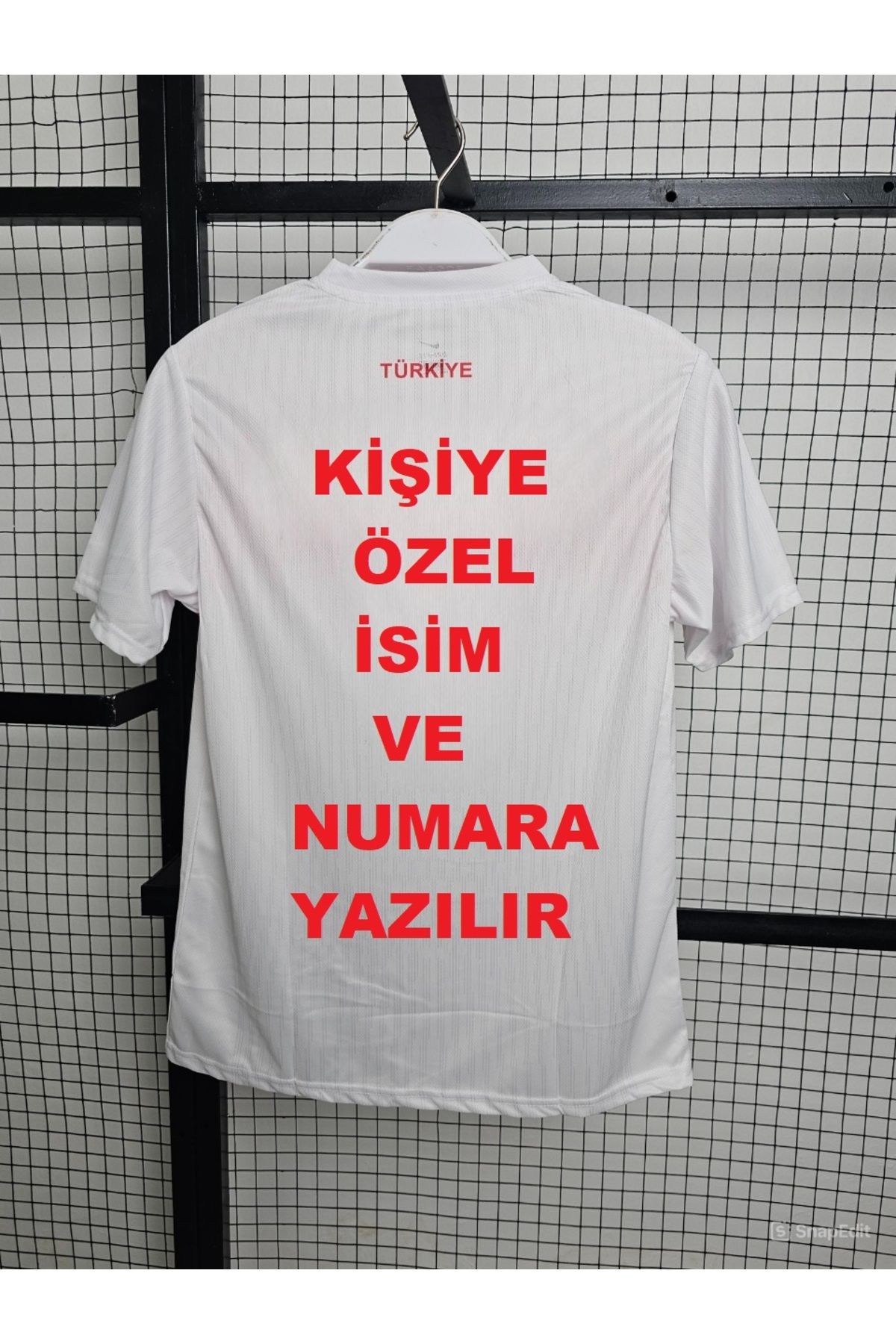 Lion Spor Türkiye Milli Takımı Kişiye Özel İsimli Beyaz Forması