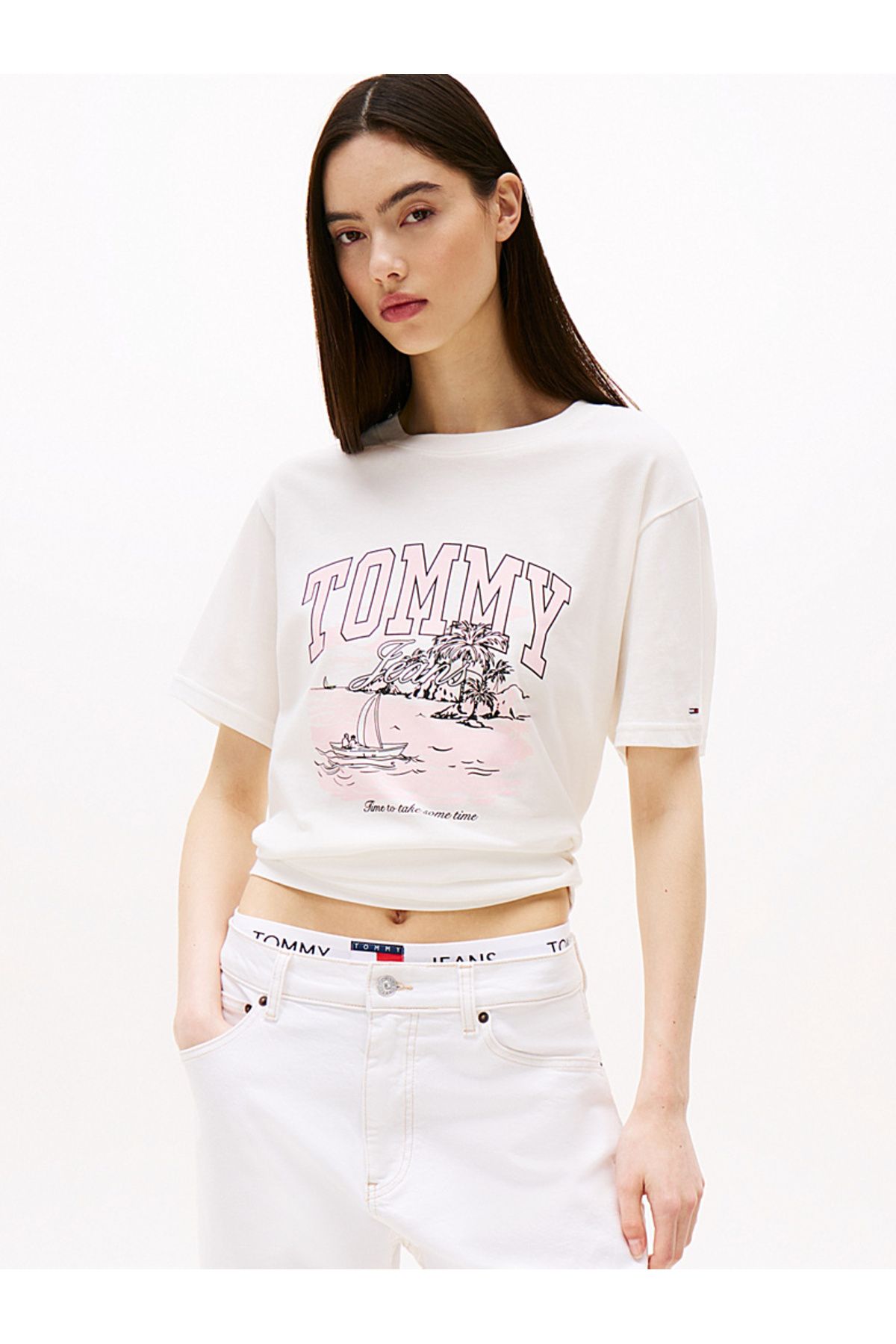 Tommy Hilfiger Tropical Graphic Relaxed Fit T-Shirt