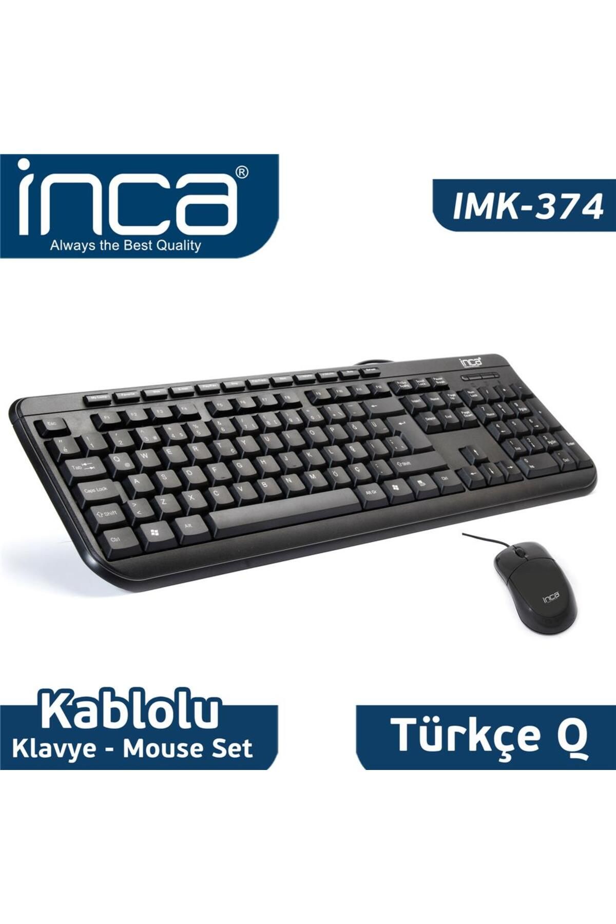 Vobotek Teknoloji Inca IMK-374U Multimedya Usb Q Klavye Mouse Set