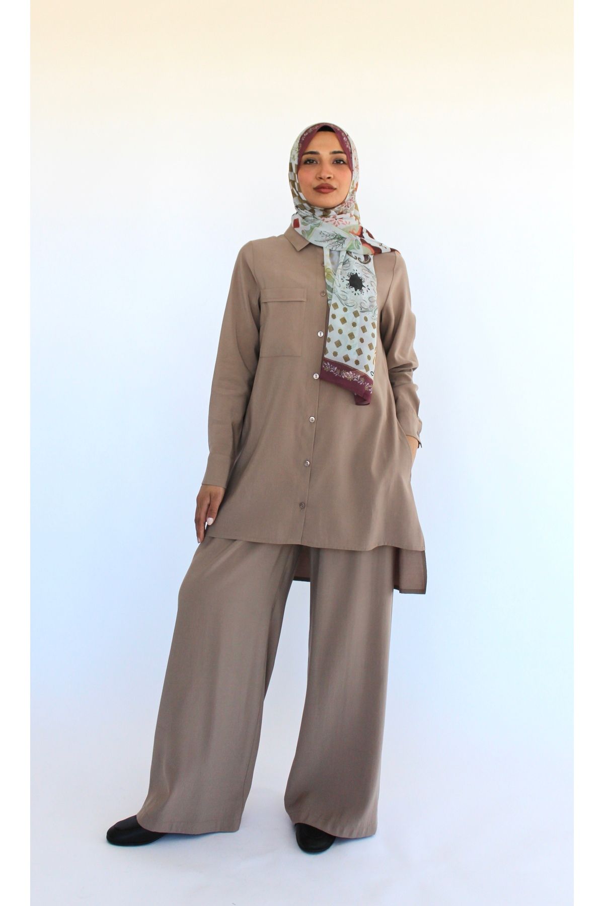 Aze Official Düğmeli Gömlek – Pantolon Takım
