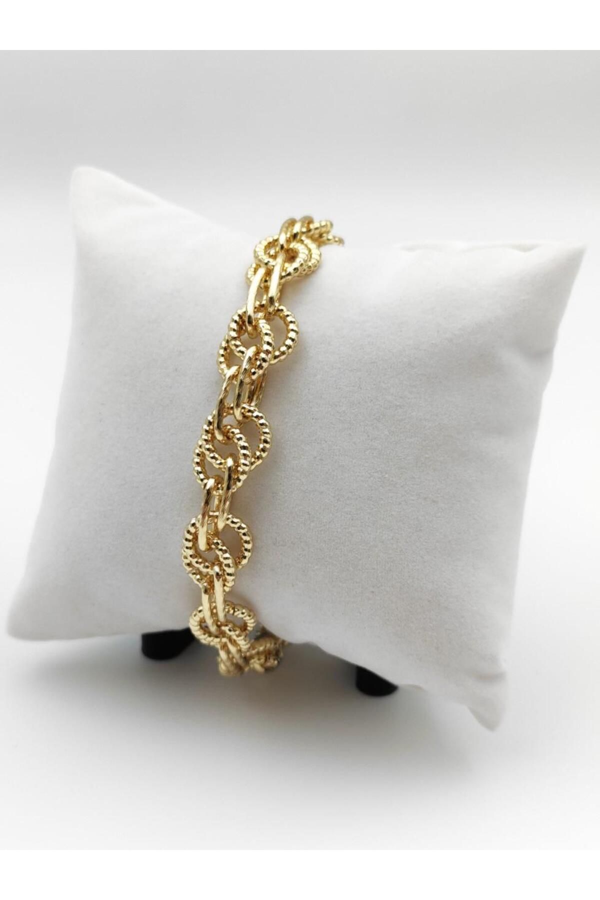 Nsl Jewels ÇİFT HALKALI ZİNCİR BİLEKLİK