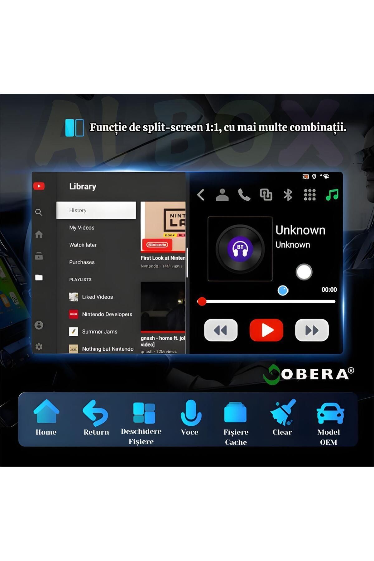 goBERA-Wireless CarPlay Adapter, Android Auto, AI Box Android 13, Octa-Core, 4GB RAM+64GB, 4G, YouTube, Netflix 3