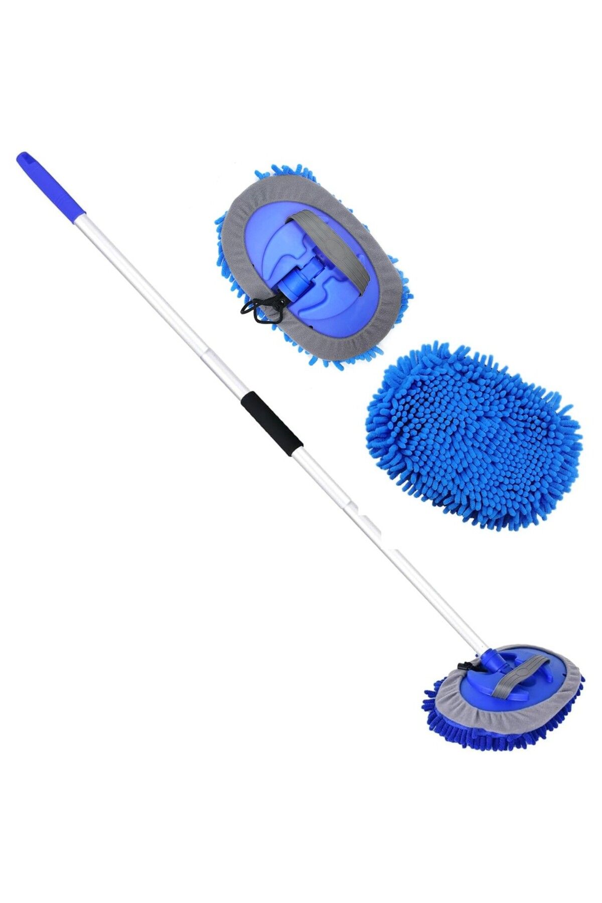 SCHON WEITER HGV İtal Araç Yıkama Peluş Makarna Oto Mop 140cm