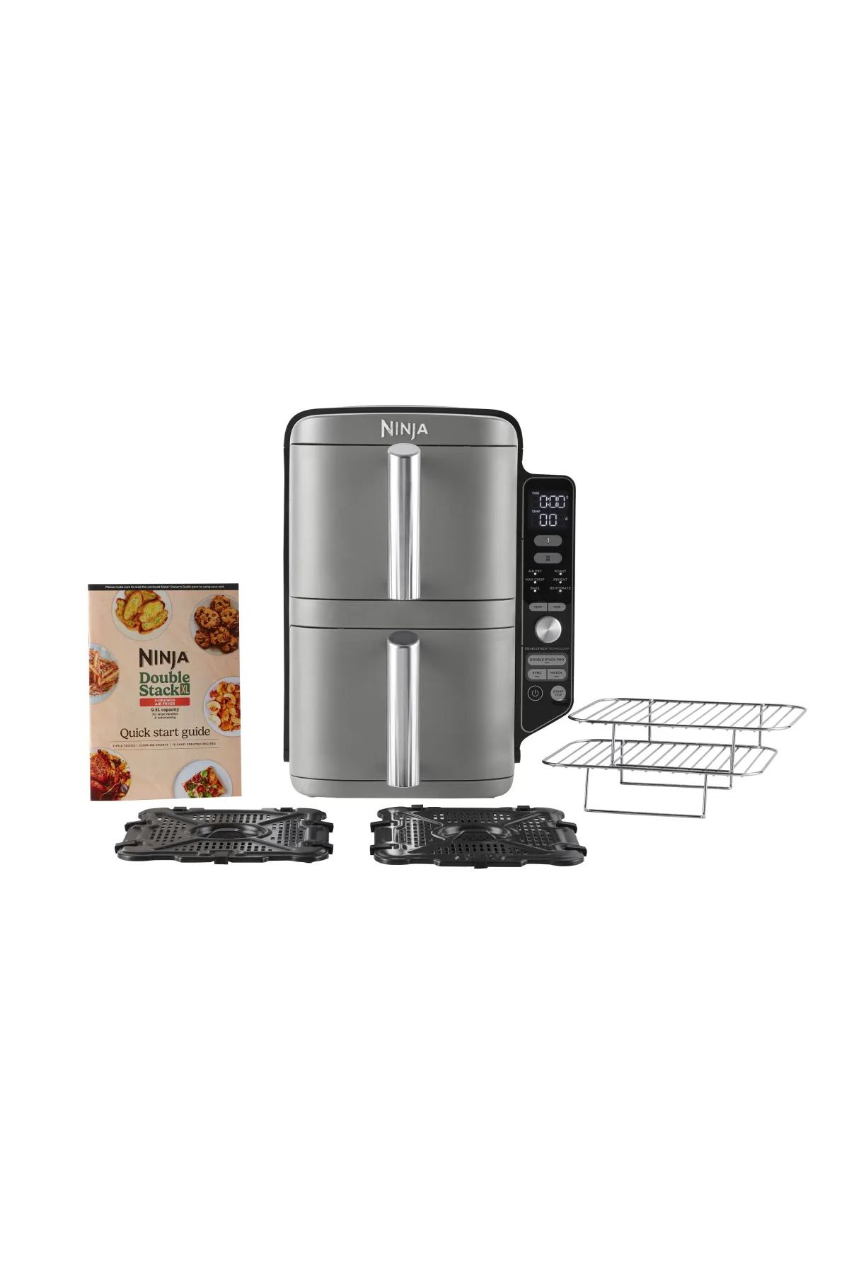 NINJA-Ninja SL400EU Double Stack XL Air Fryer, 9.5 l, 2470 W, 6 programs (Grey) 4