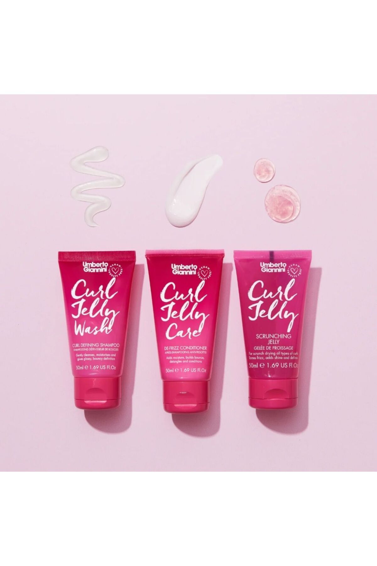 Umberto Giannini-Curl defining gel, travel size, Curl Jelly Scrunching Jelly, Umberto Giannini, 50 ml 5