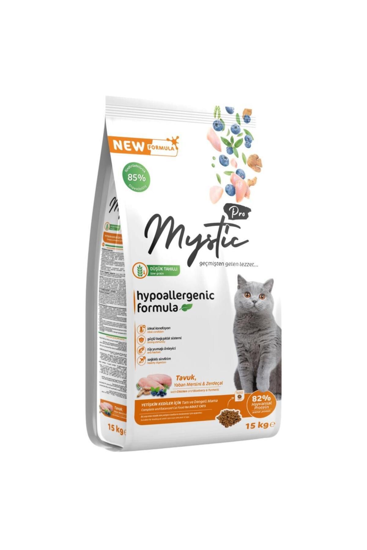 Mystic Pro Tavuklu Yetişkin Kedi Maması 15 Kg