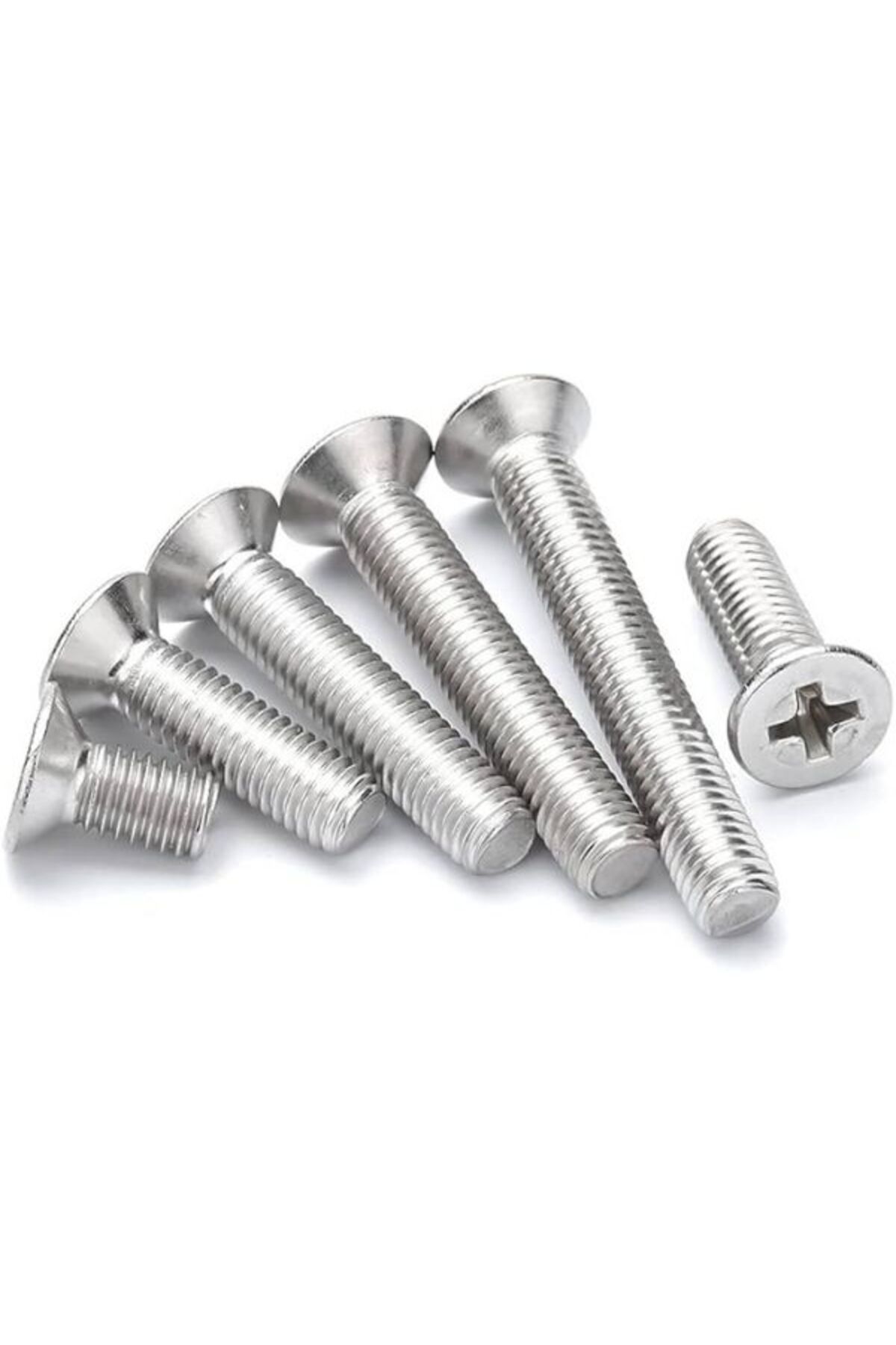 HIRDAVATADAM Tam dış Havşa-Başlı-Yıldız-Cıvata- M5x35- Galvaniz (100 AD)