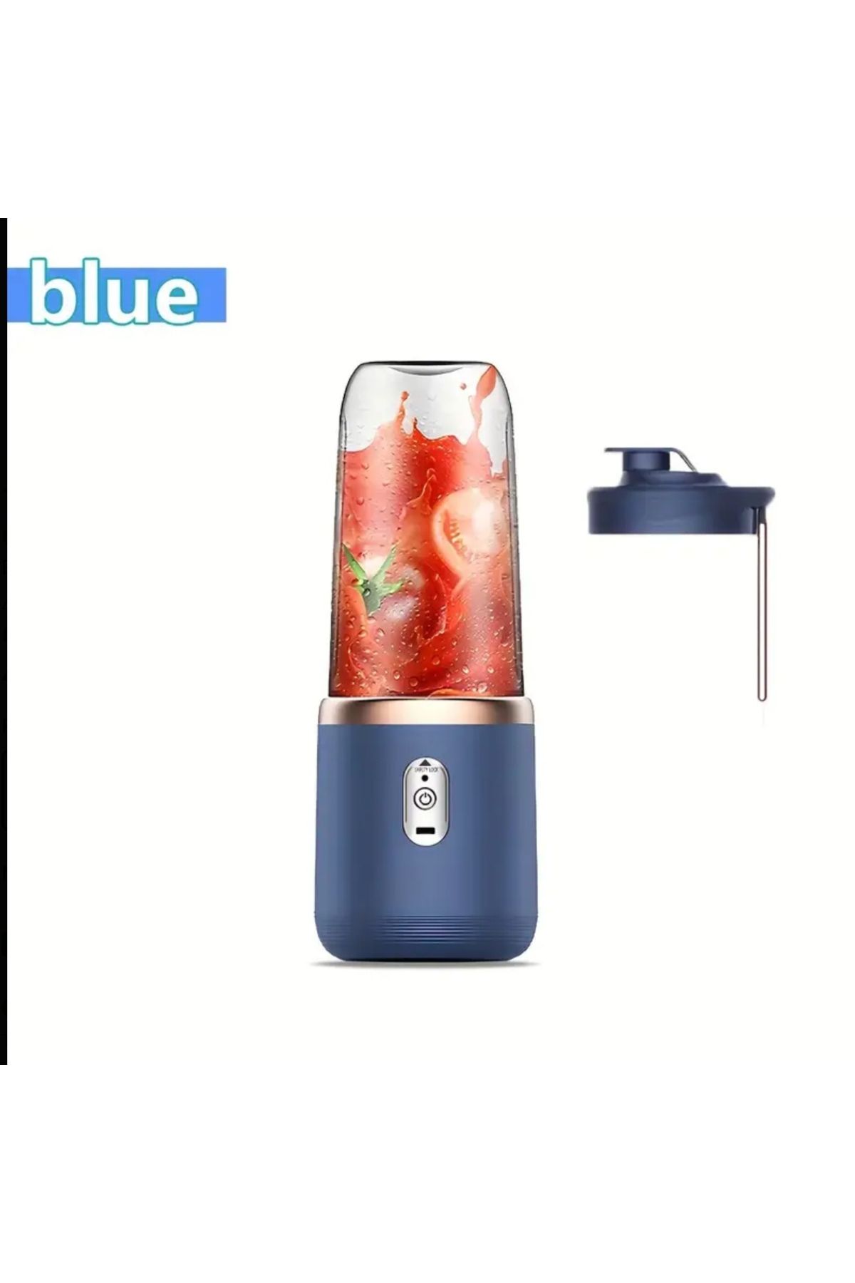 ORGANICYOU YIWU Taşınabilir USB Şarj Edilebilir Meyve Sıkacağı - Smoothie, Buz Kırma